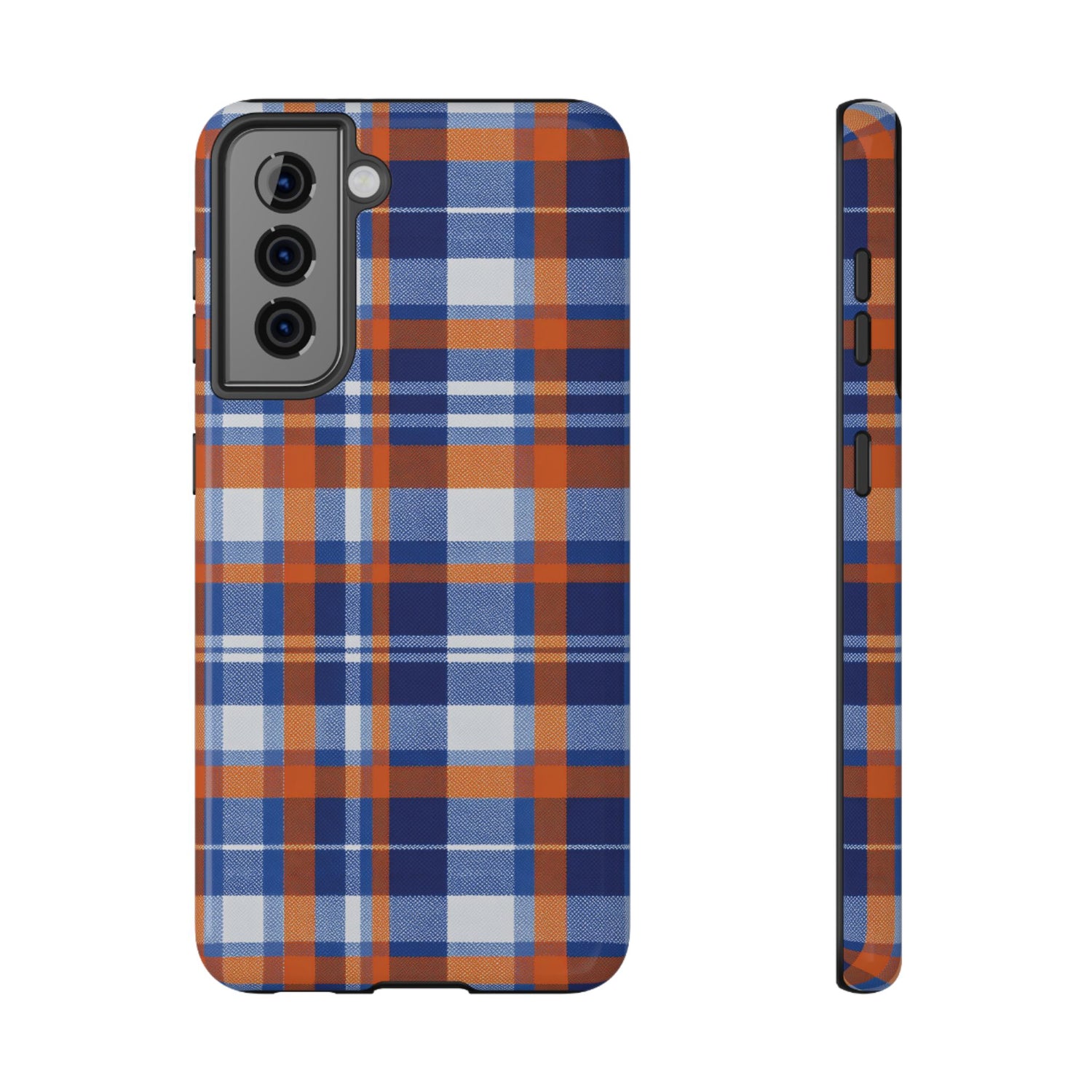 Impact-Resistant Phone Case- Florida Plaid