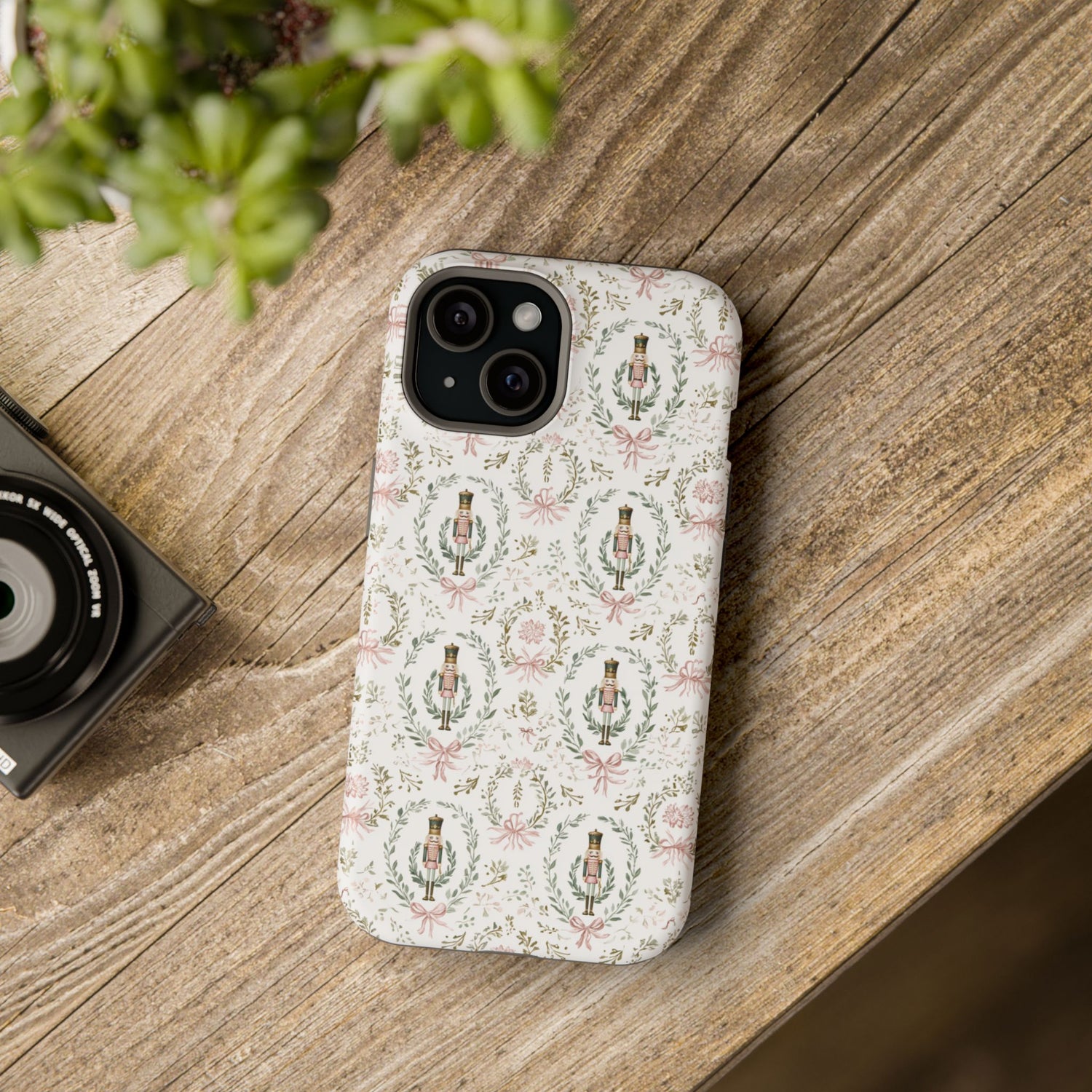Impact-Resistant Phone Case- Nutcracker Floral