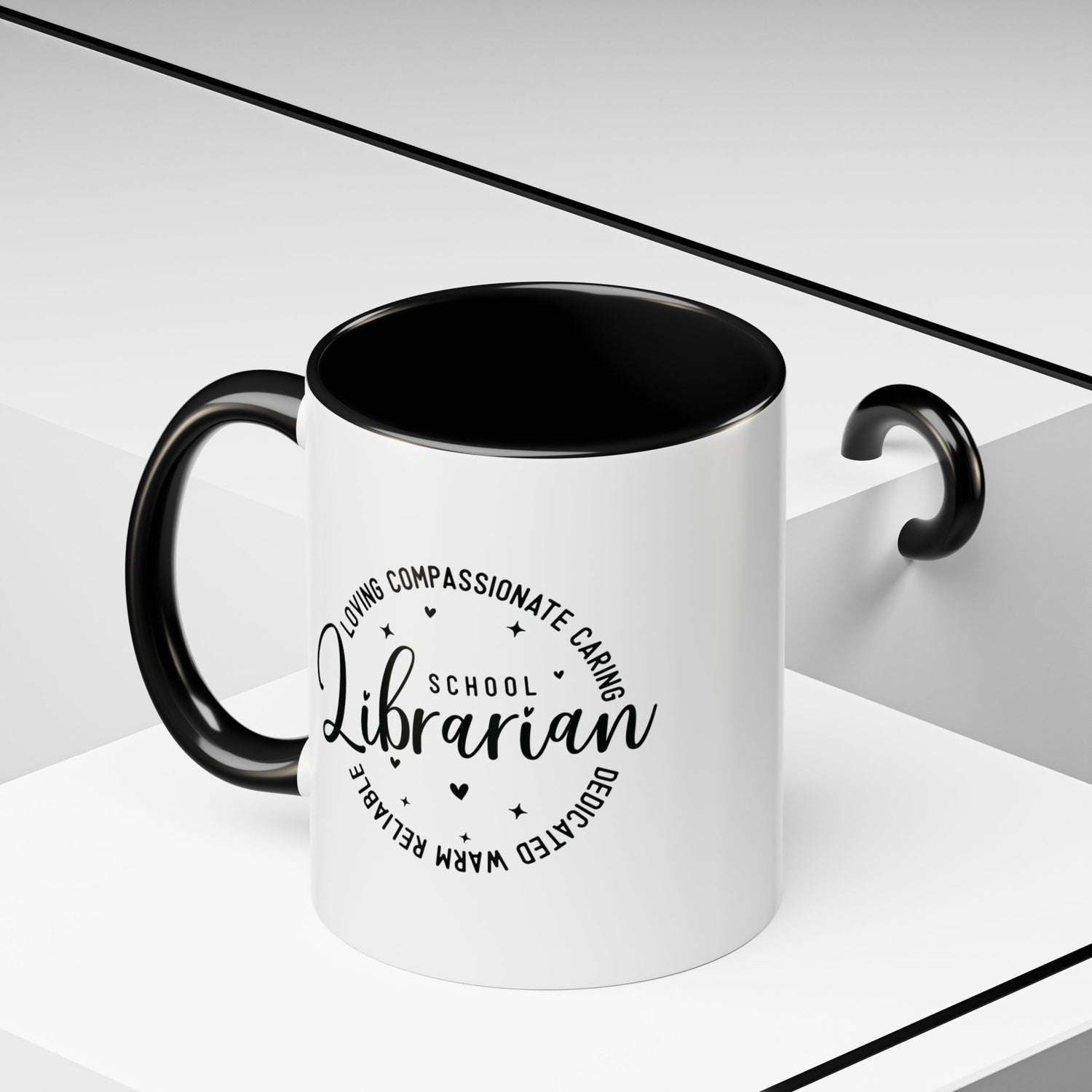 Librarian Love Coffee Mug | Gift for Teachers, School Librarians, Reading Enthusiasts, Book Lovers, Graduation