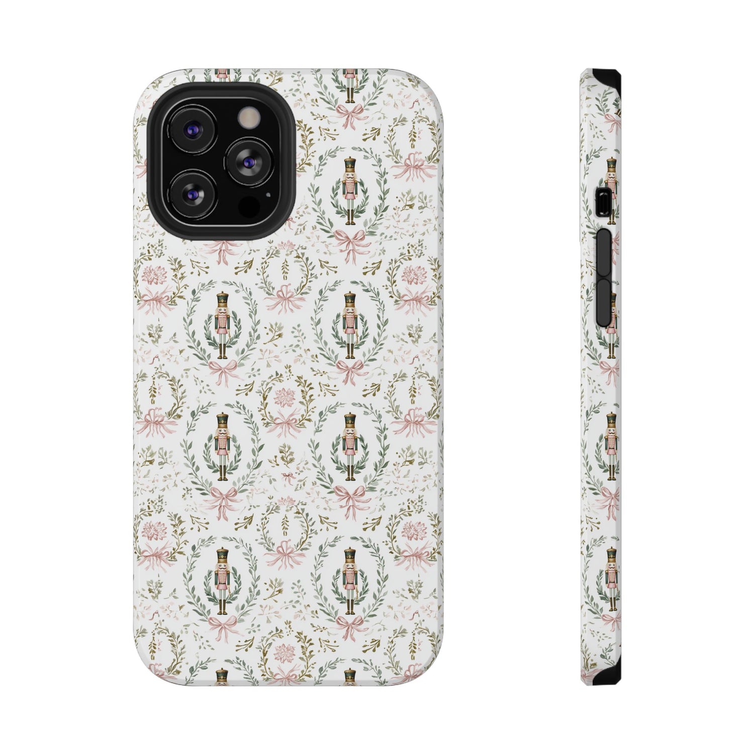 Impact-Resistant Phone Case- Nutcracker Floral
