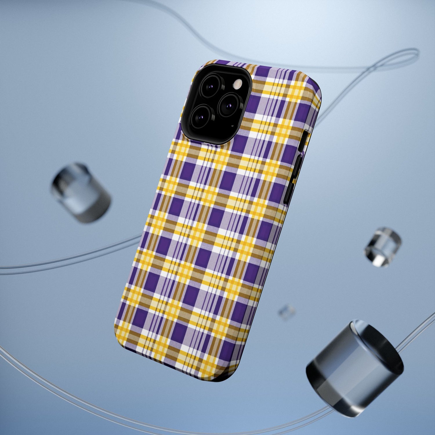 Impact-Resistant Phone Case- Louisiana Plaid