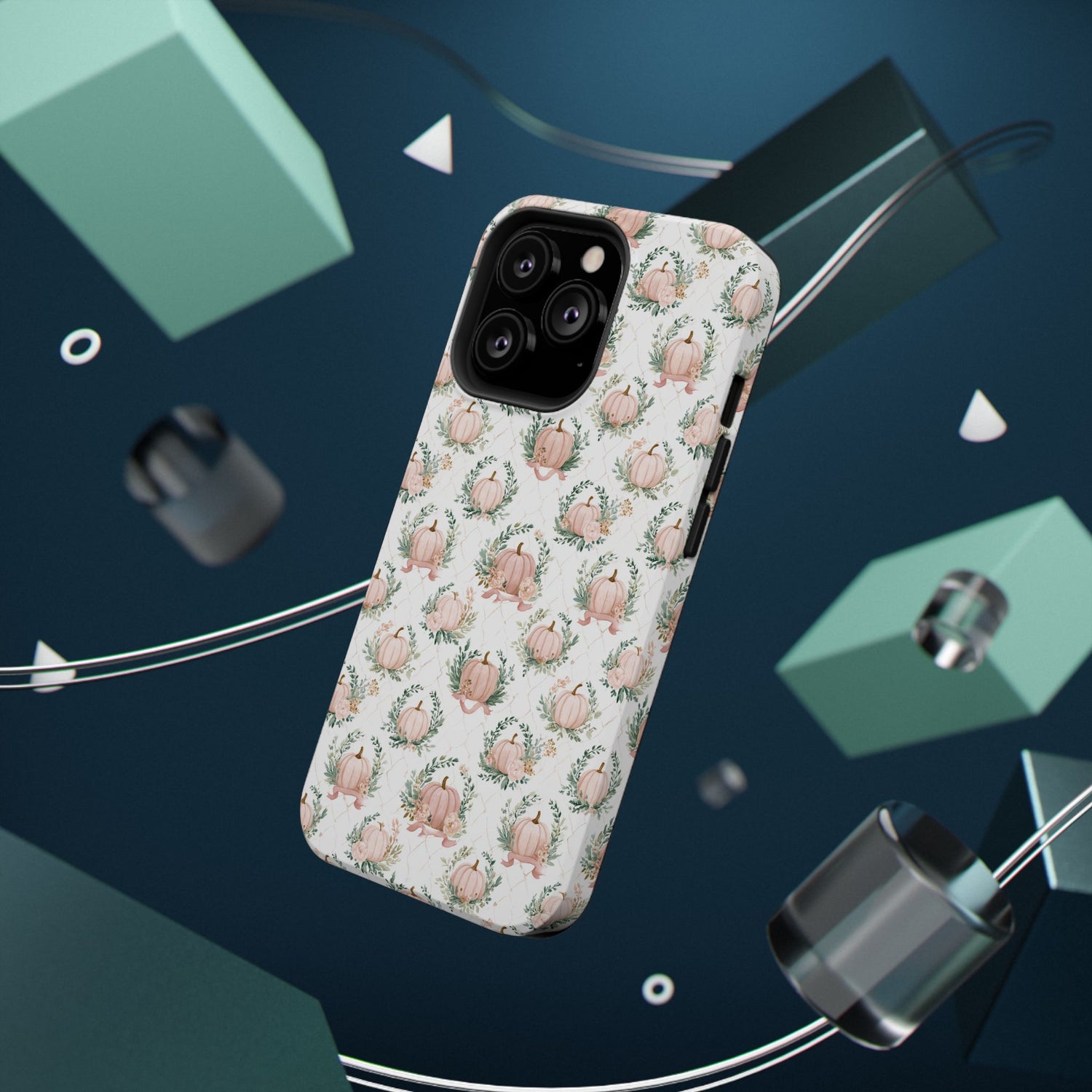 Elegant Pumpkin Impact-Resistant Phone Case, iPhone, Samsung
