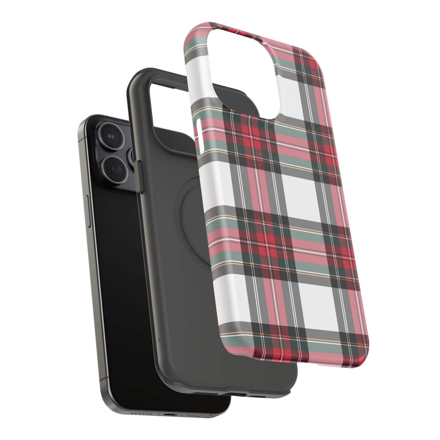 New Tartan Christmas Plaid Impact-Resistant Cases, iPhone, Samsung