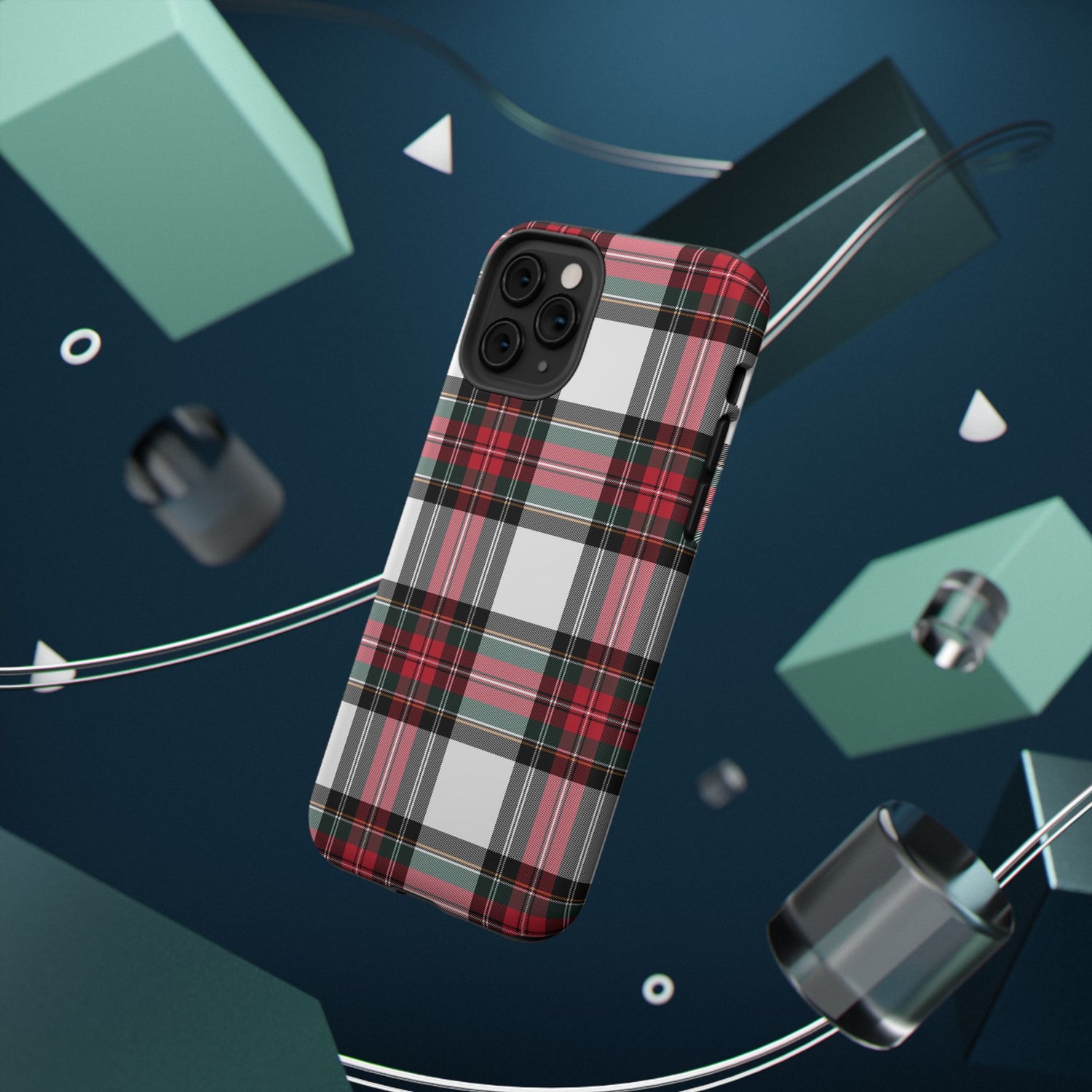 New Tartan Christmas Plaid Impact-Resistant Cases, iPhone, Samsung