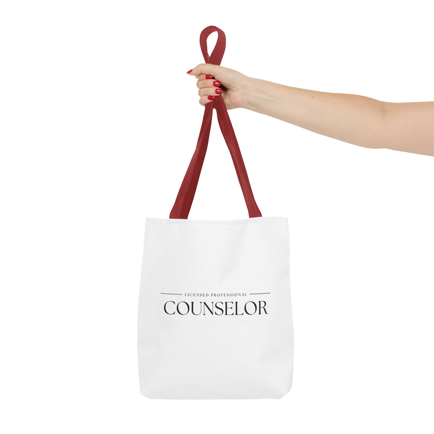 Licensed Counselor Tote Bag | Eco-Friendly Shopping Bag | Gift for Counselors, Therapist Tote, Daily Use Bag, Professional Accessory