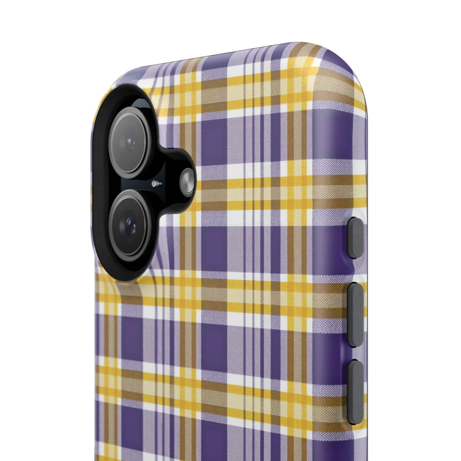 Impact-Resistant Phone Case- Louisiana Plaid