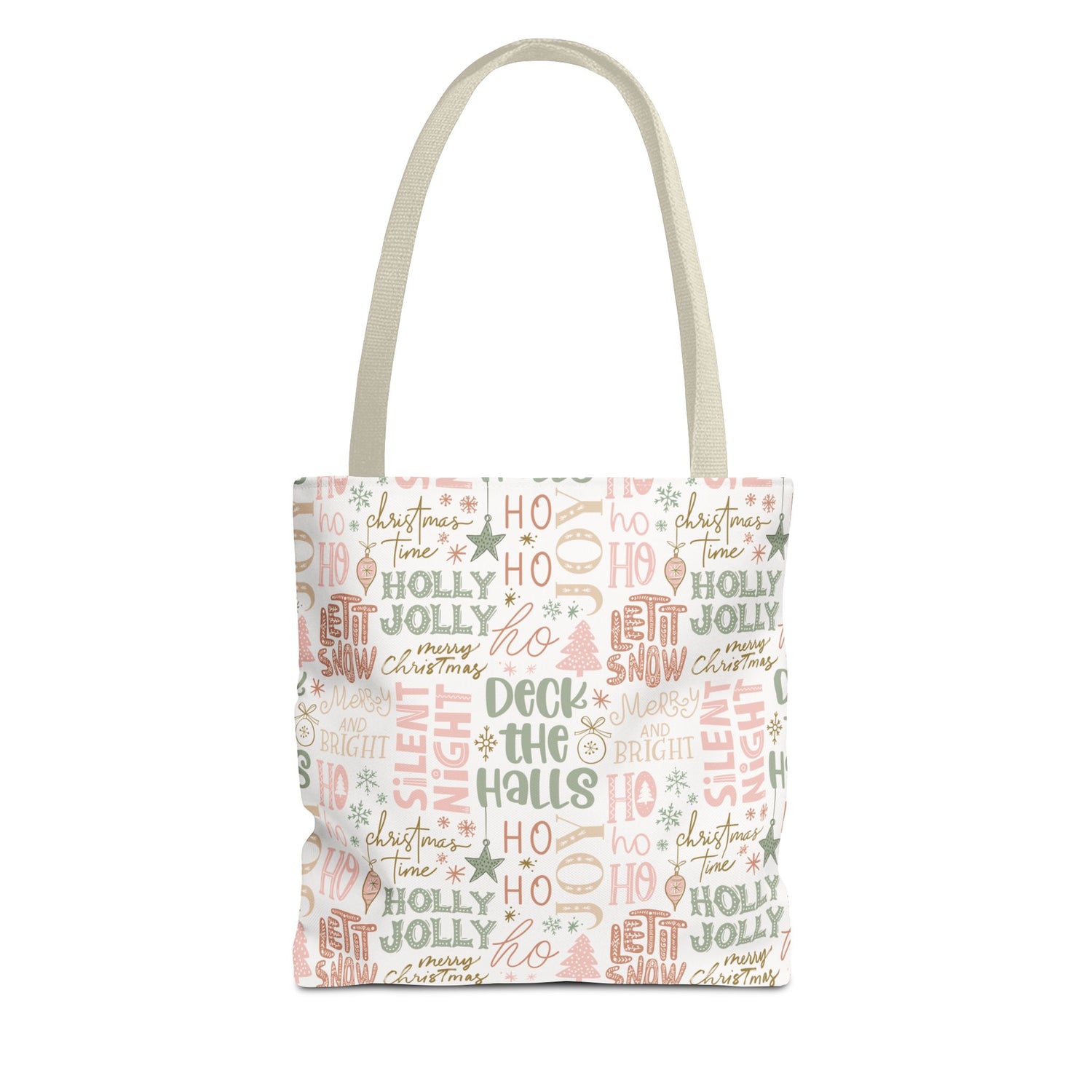 Christmas Phrases Tote Bag