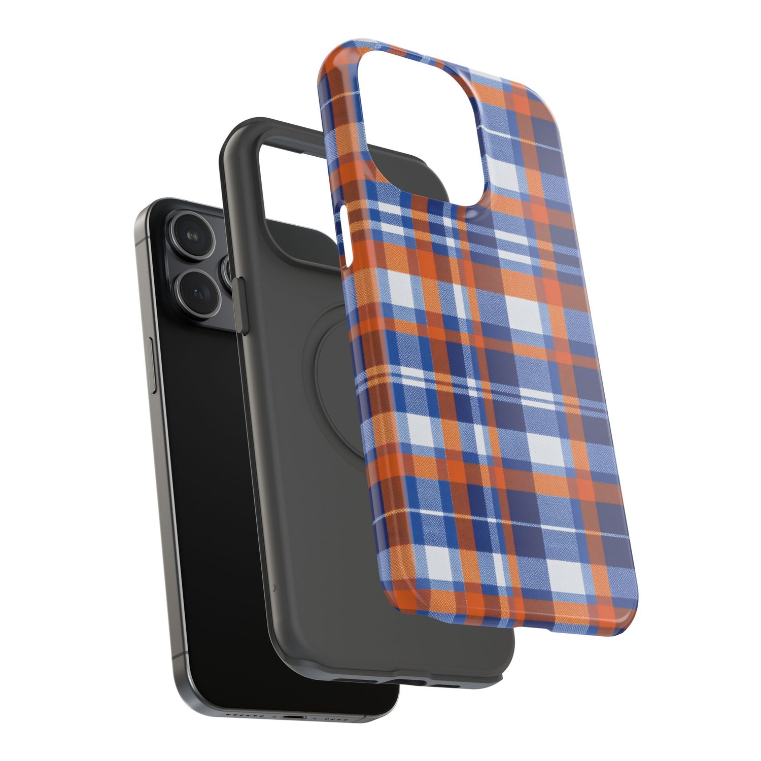 Impact-Resistant Phone Case- Florida Plaid