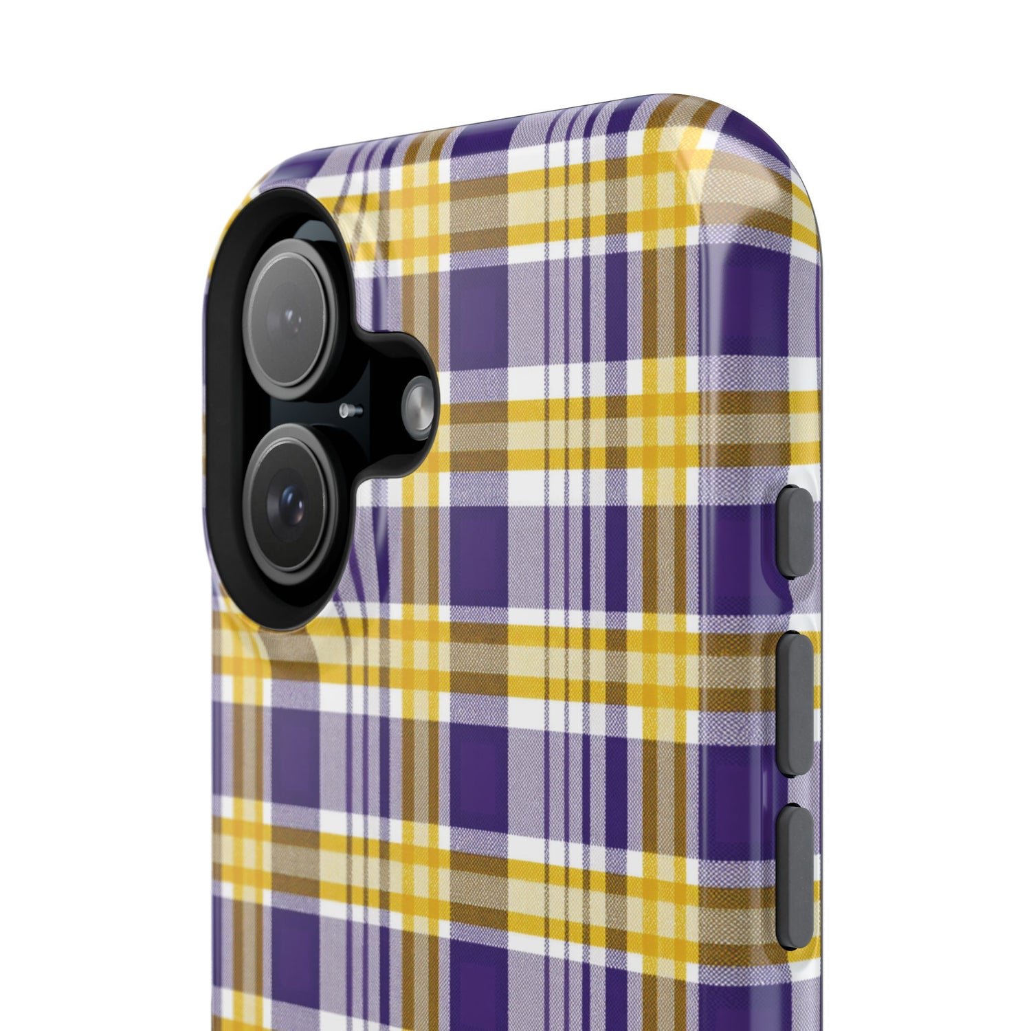 Impact-Resistant Phone Case- Louisiana Plaid