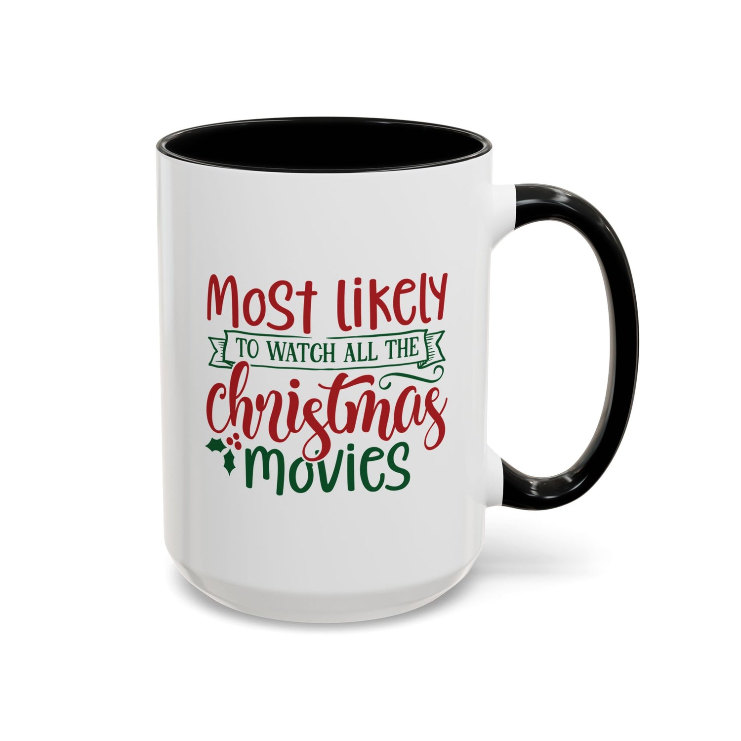 Double-Sided Christmas Movie Mug, Holiday Coffee Cup