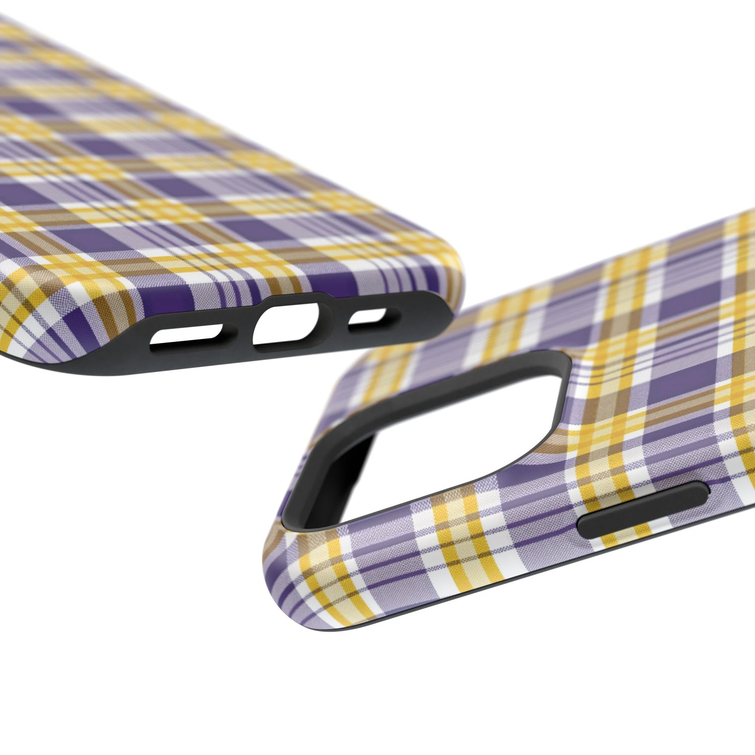 Impact-Resistant Phone Case- Louisiana Plaid