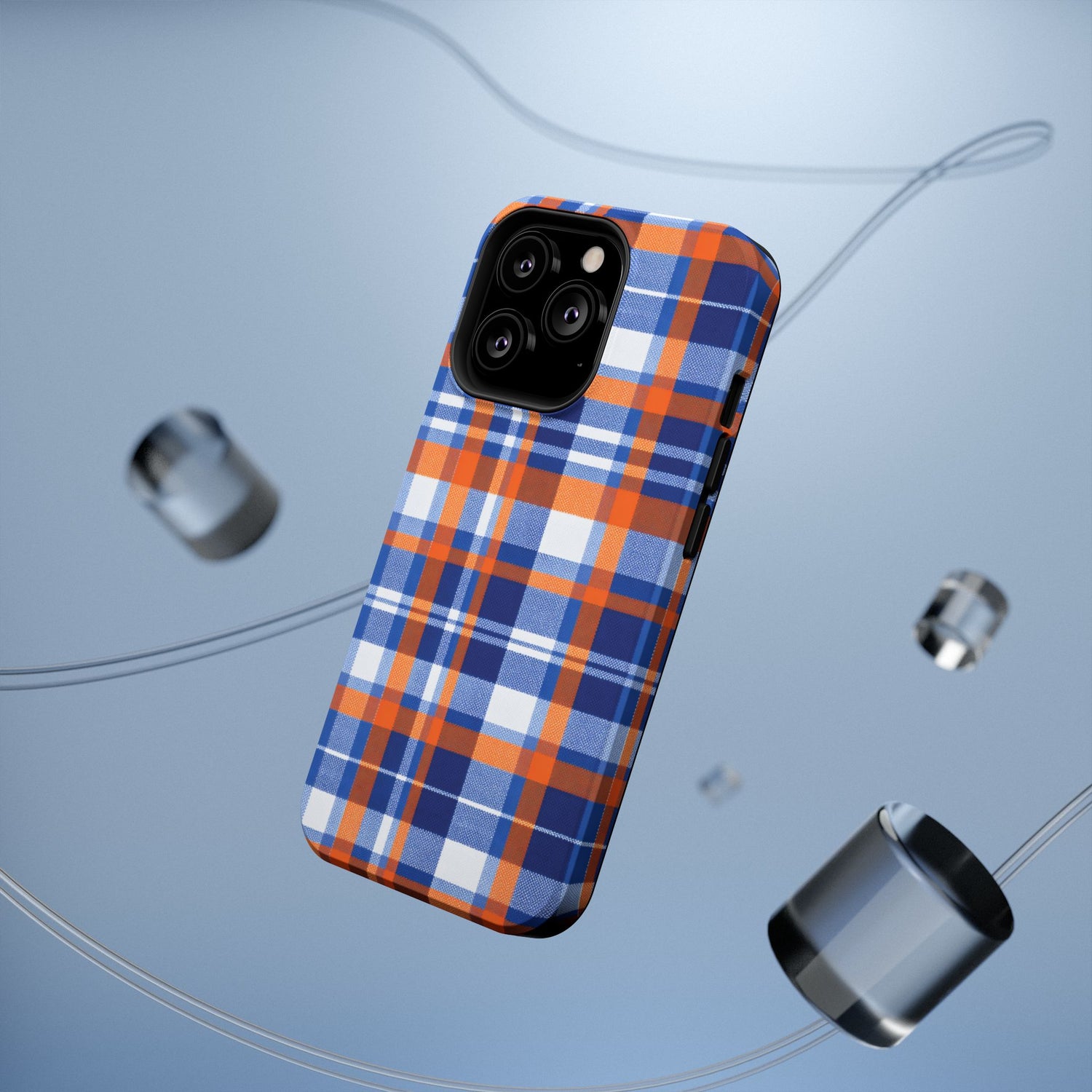 Impact-Resistant Phone Case- Florida Plaid