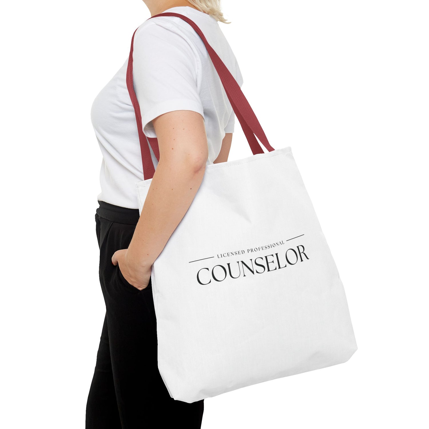 Licensed Counselor Tote Bag | Eco-Friendly Shopping Bag | Gift for Counselors, Therapist Tote, Daily Use Bag, Professional Accessory