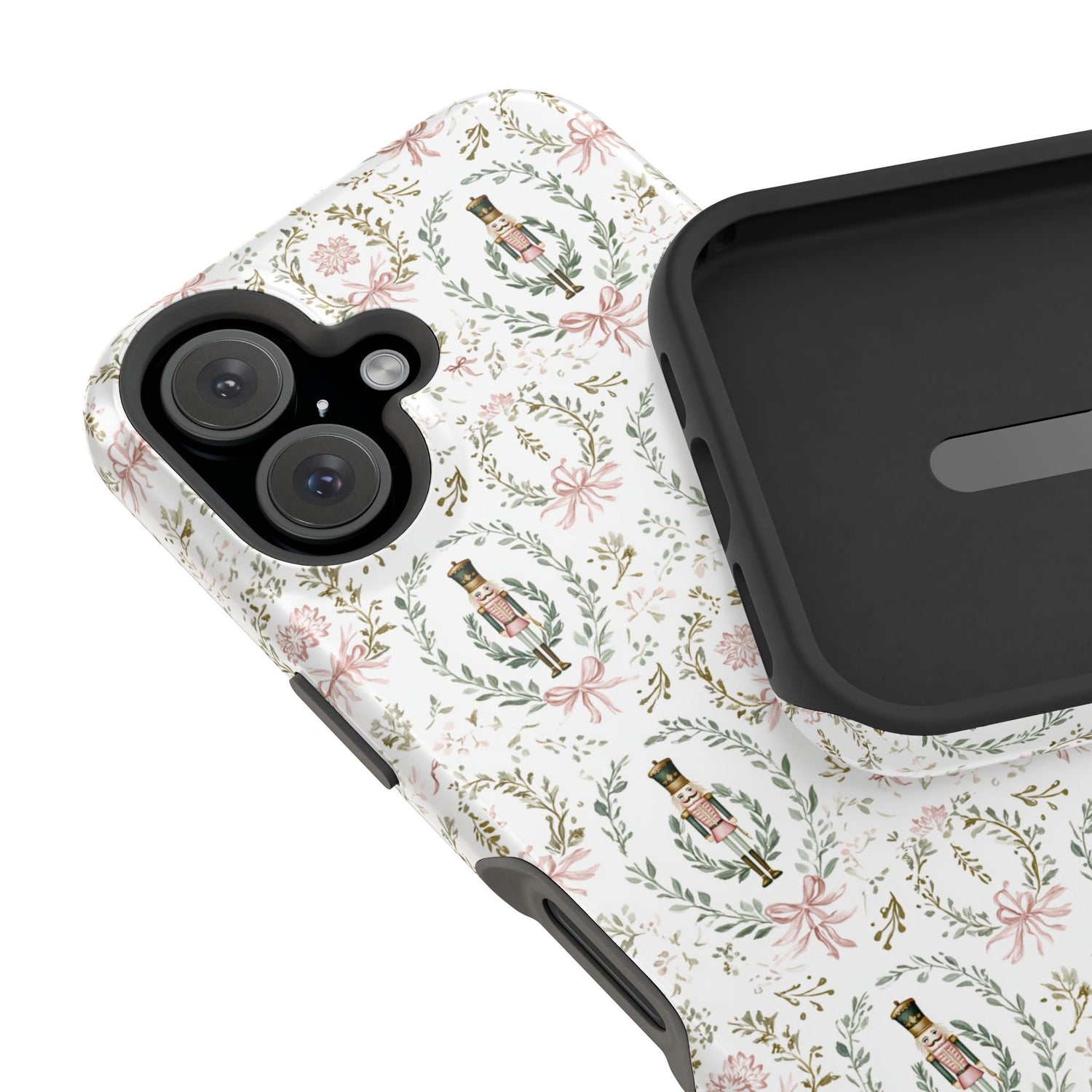 Impact-Resistant Phone Case- Nutcracker Floral