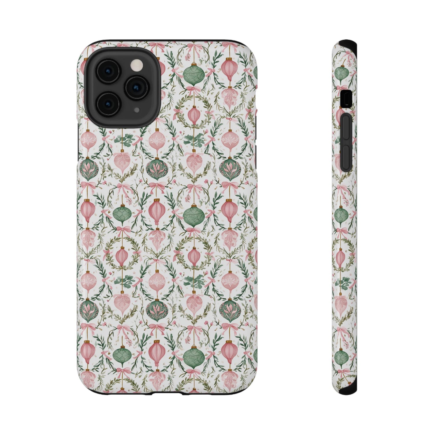 Holiday Ornaments Impact-Resistant Phone Case, iPhone, Samsung