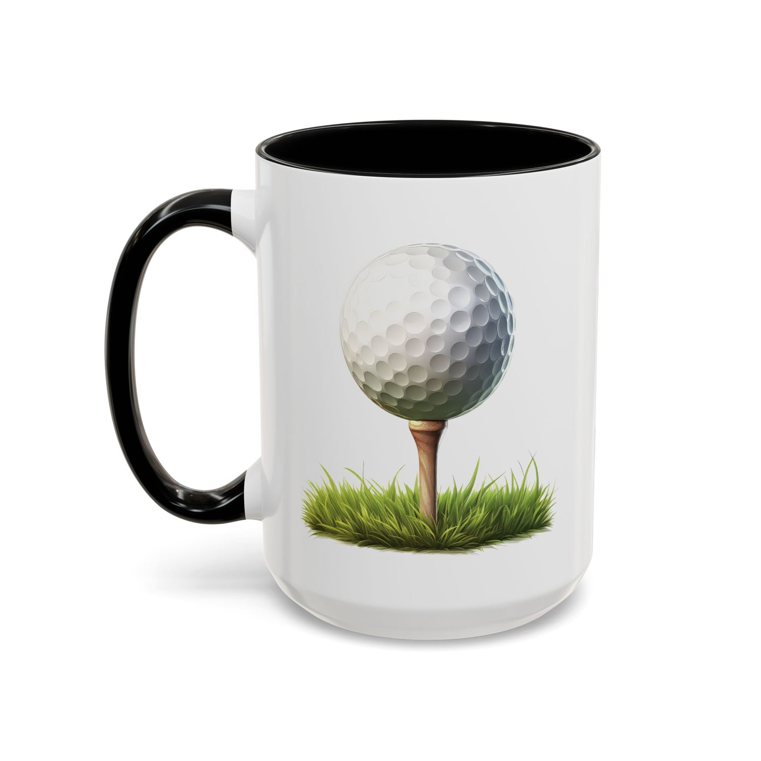 Golf Lover's Accent Coffee Mug - Perfect Gift for Golfers, Tee Time Enthusiasts, Sports Coffee Mug, Fun Golf Decor, Unique Golf Gifts