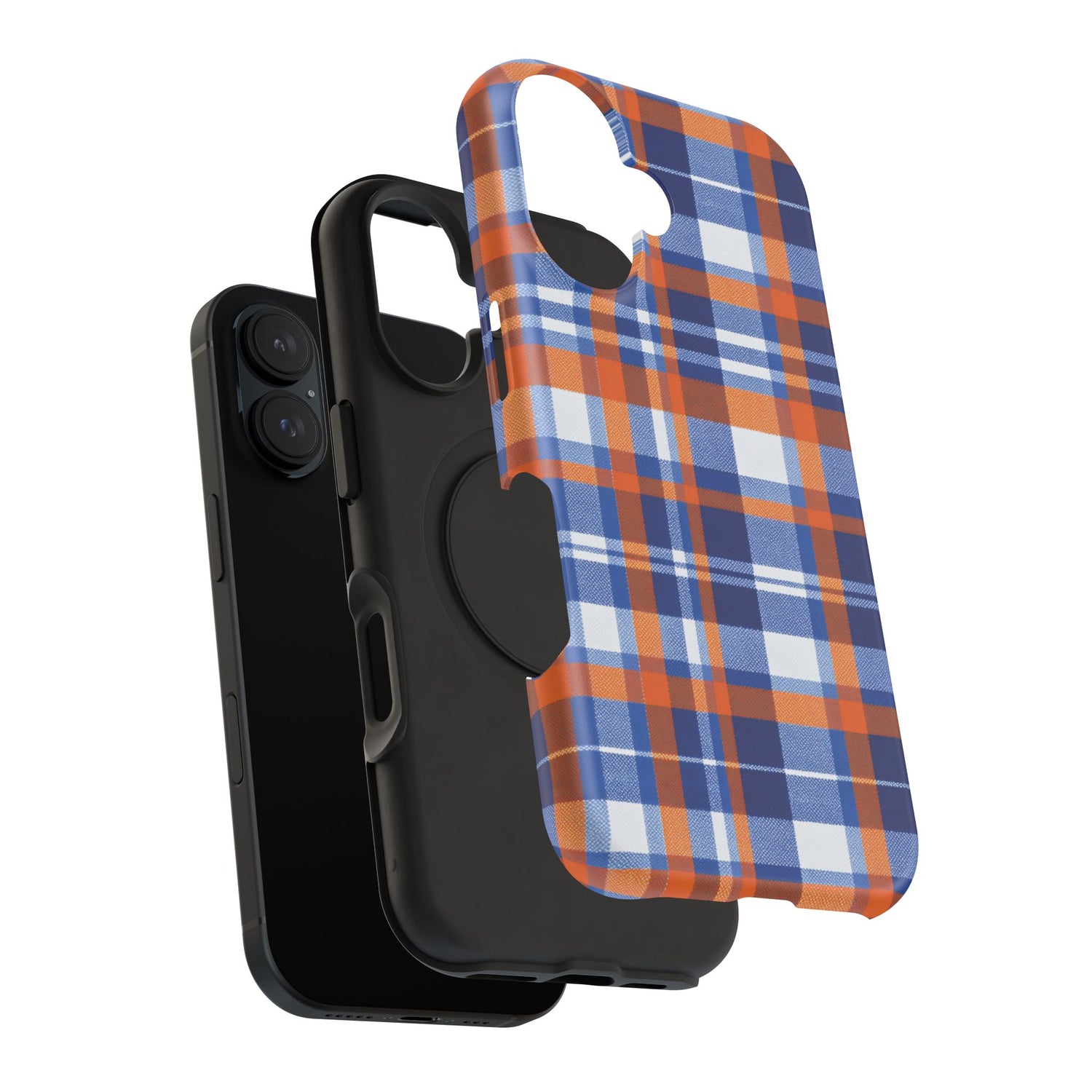 Impact-Resistant Phone Case- Florida Plaid