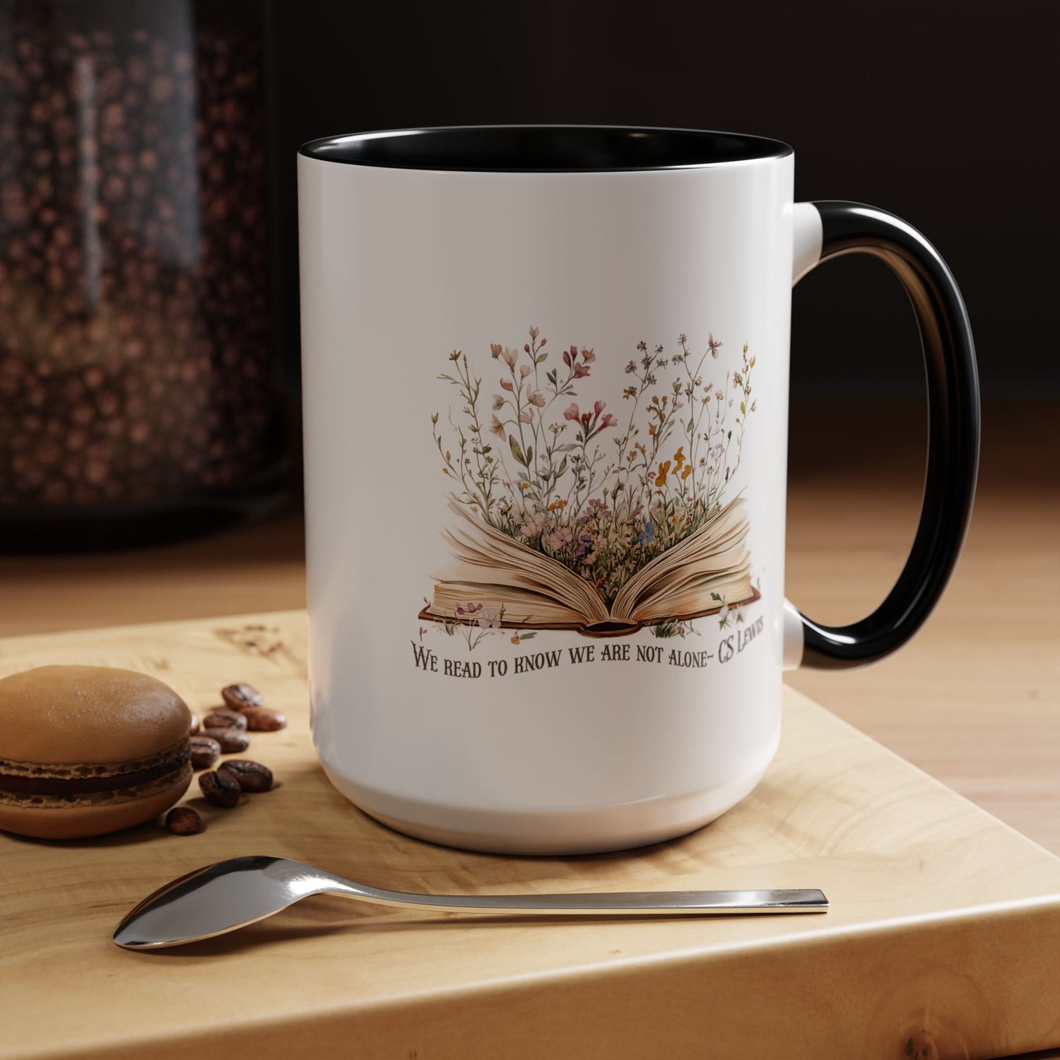 Reading Quote Accent Coffee Mug