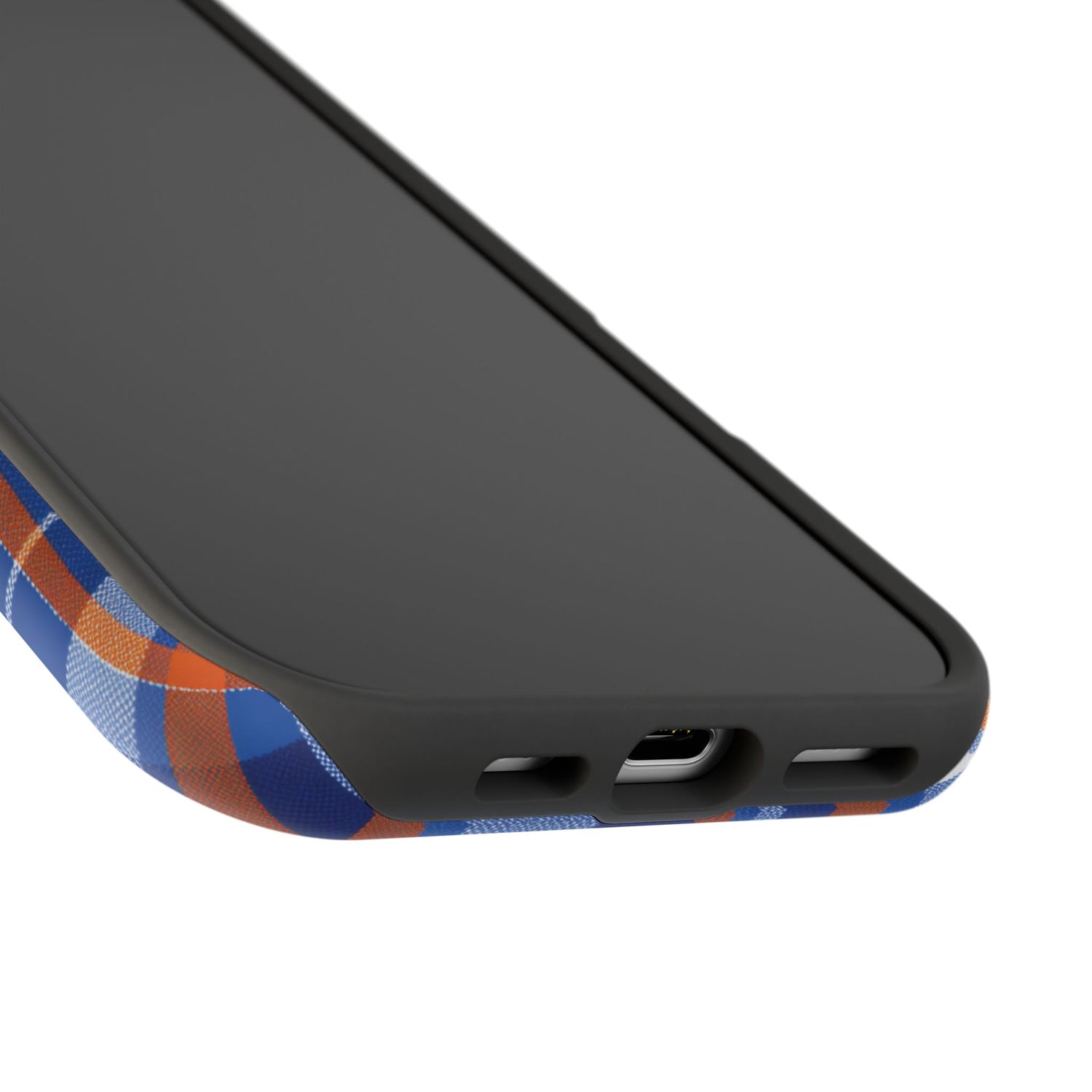 Impact-Resistant Phone Case- Florida Plaid