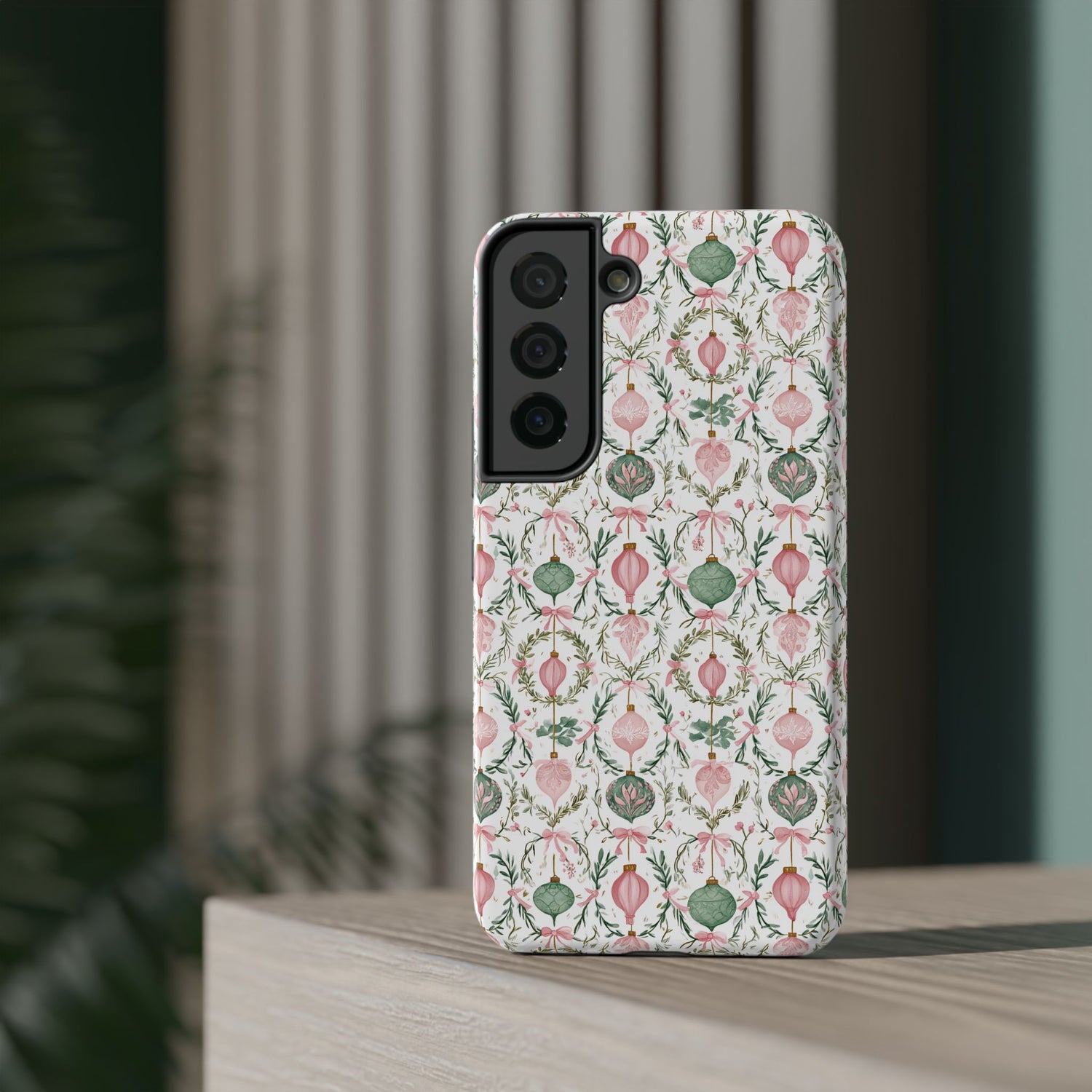 Holiday Ornaments Impact-Resistant Phone Case, iPhone, Samsung