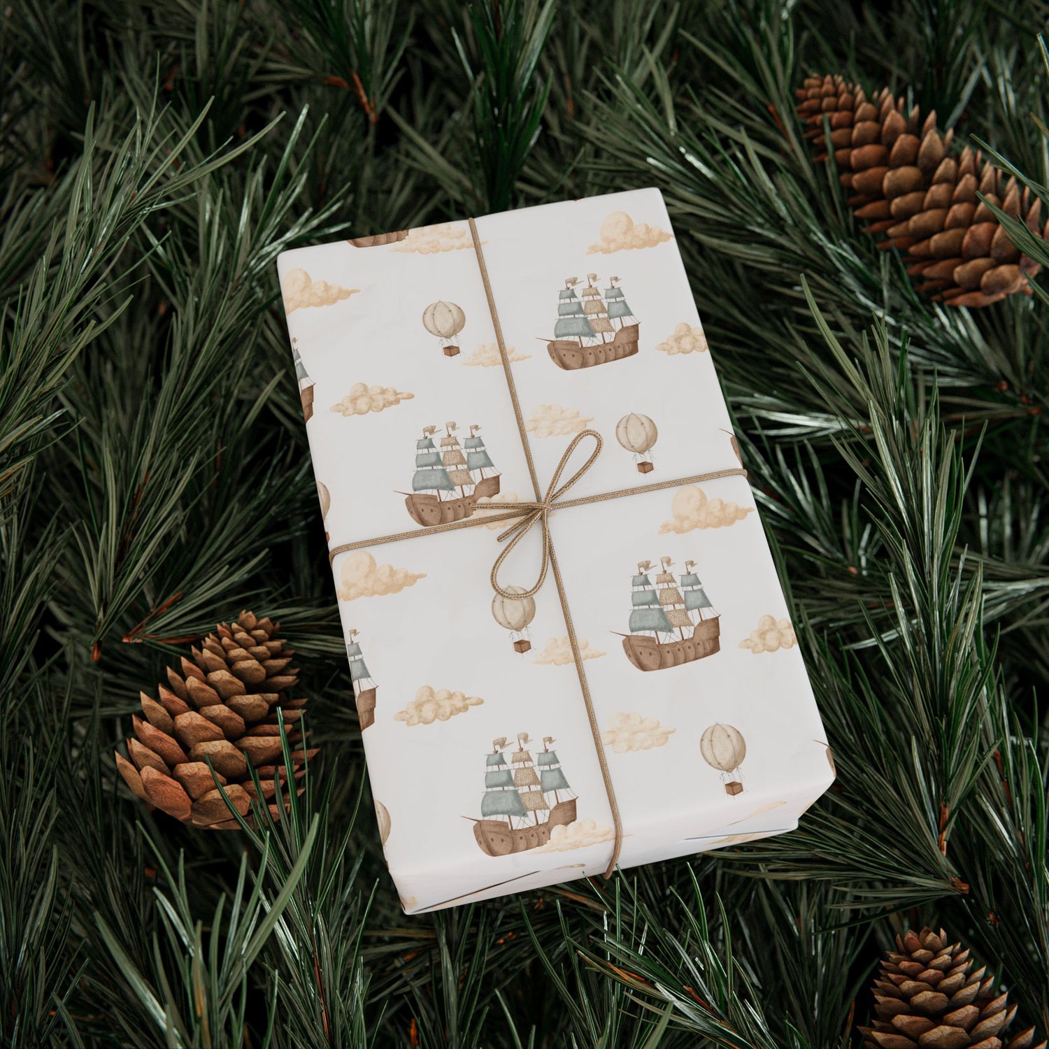 Premium Wrapping Paper- Pirate Ships