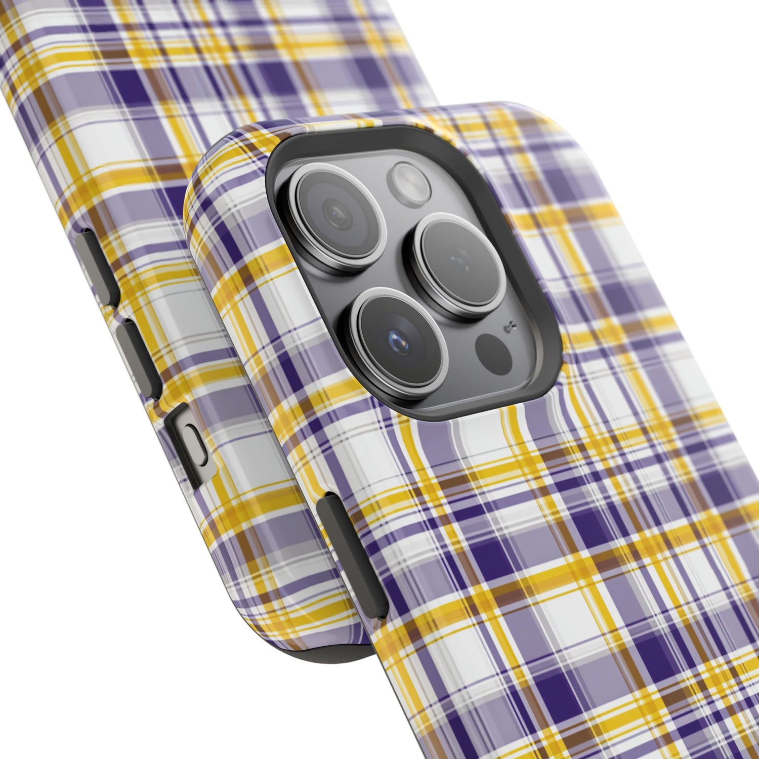 Louisiana Plaid Impact-Resistant Phone Case