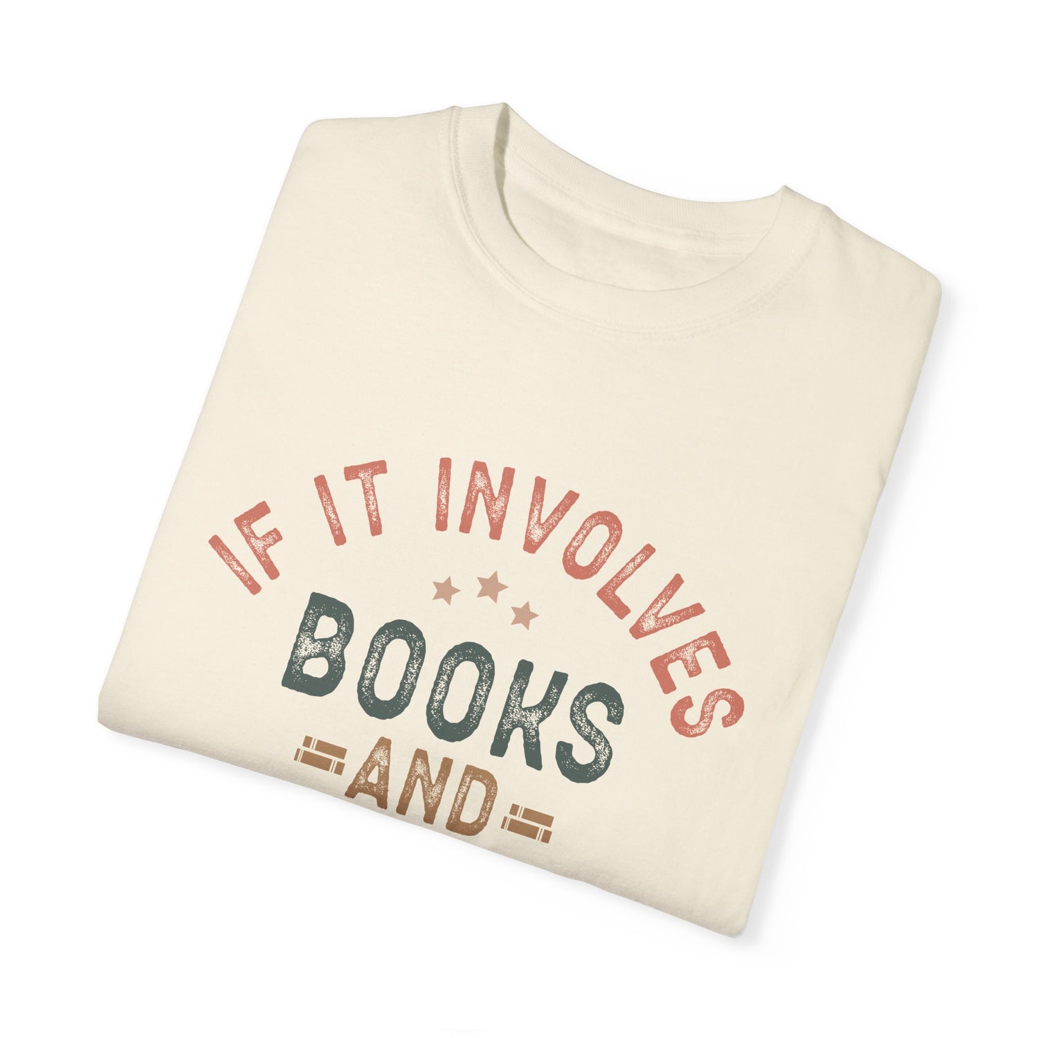 Funny Unisex T-shirt: Books and Pajamas