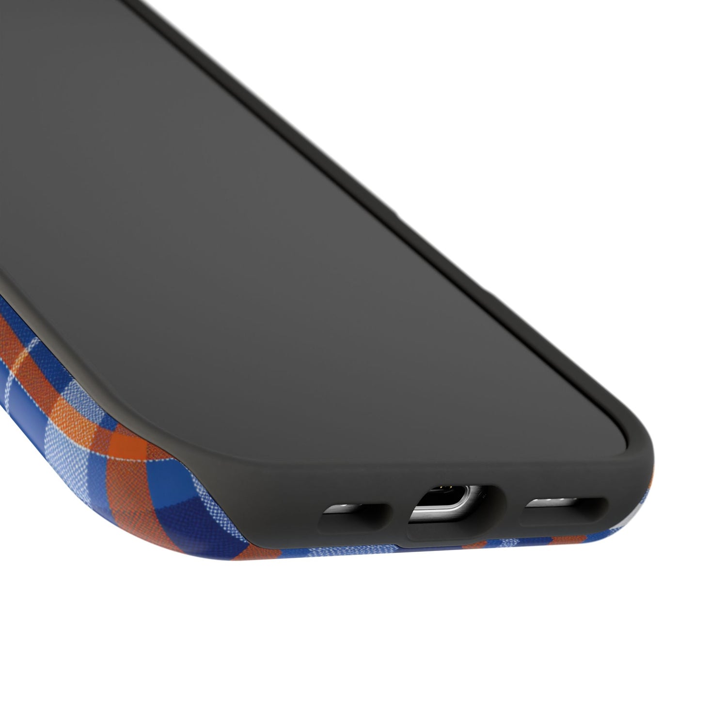 Impact-Resistant Phone Case- Florida Plaid