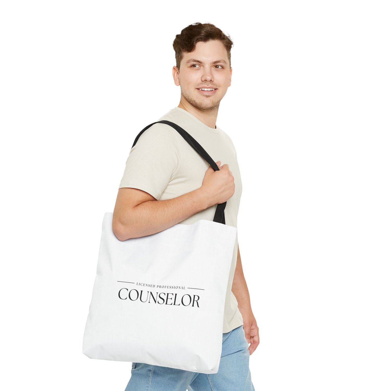 Licensed Counselor Tote Bag | Eco-Friendly Shopping Bag | Gift for Counselors, Therapist Tote, Daily Use Bag, Professional Accessory