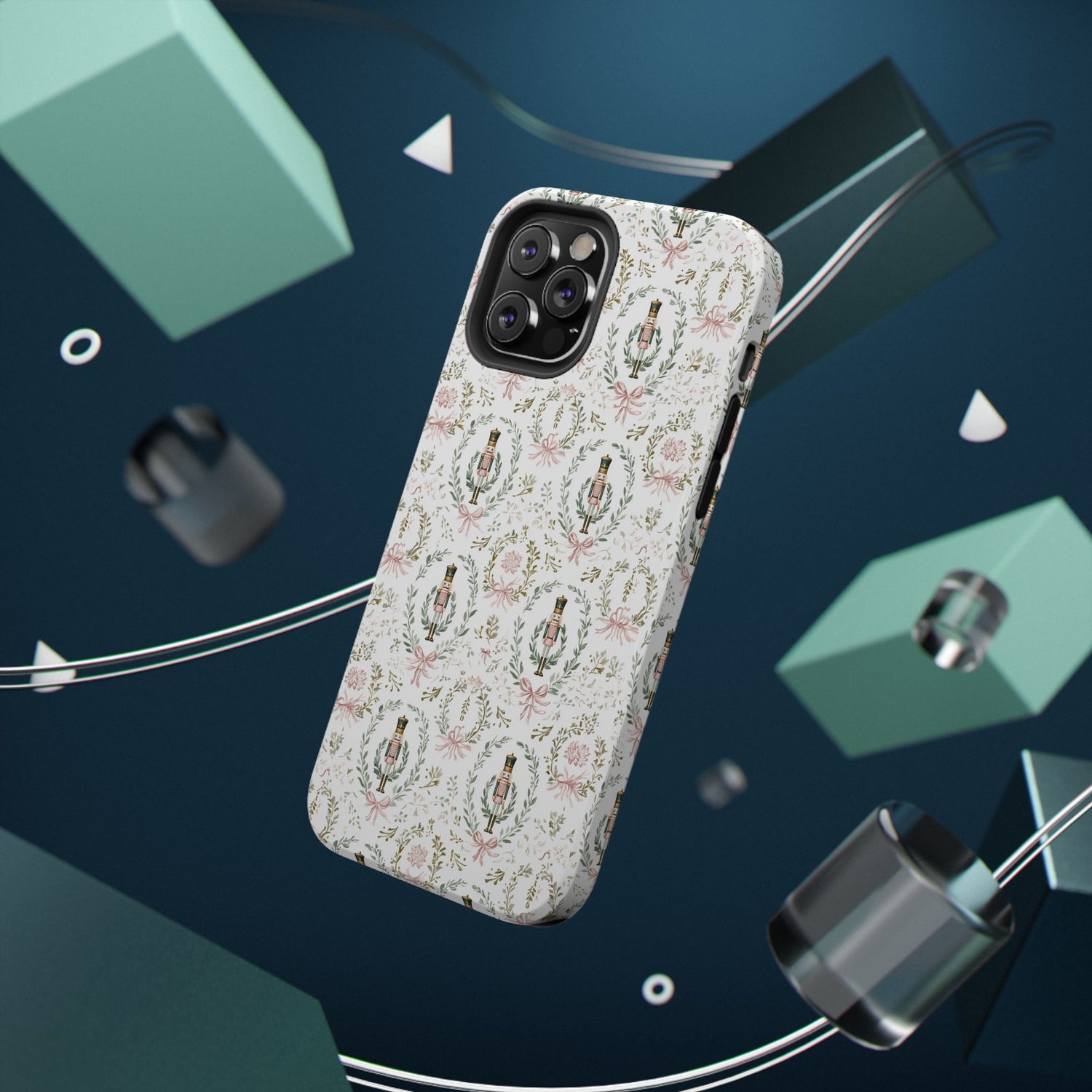 Impact-Resistant Phone Case- Nutcracker Floral