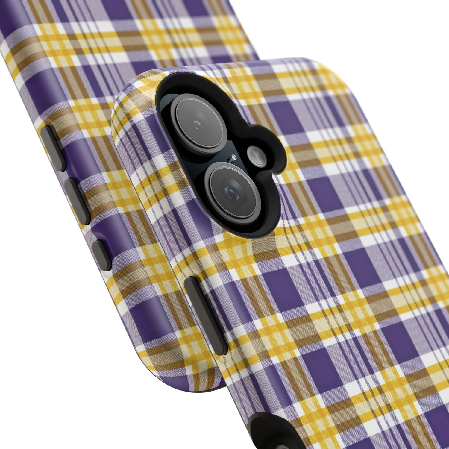 Impact-Resistant Phone Case- Louisiana Plaid