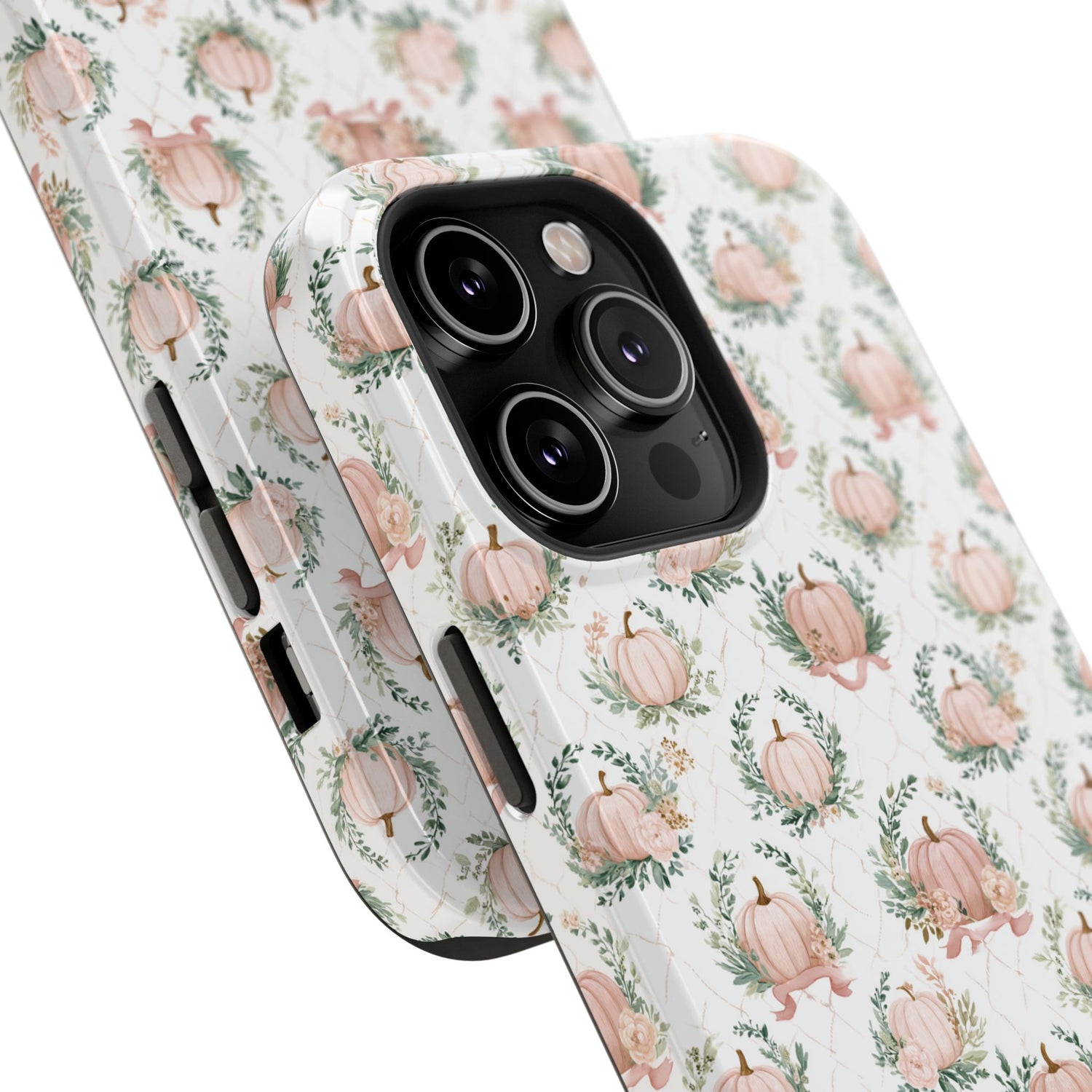 Elegant Pumpkin Impact-Resistant Phone Case, iPhone, Samsung