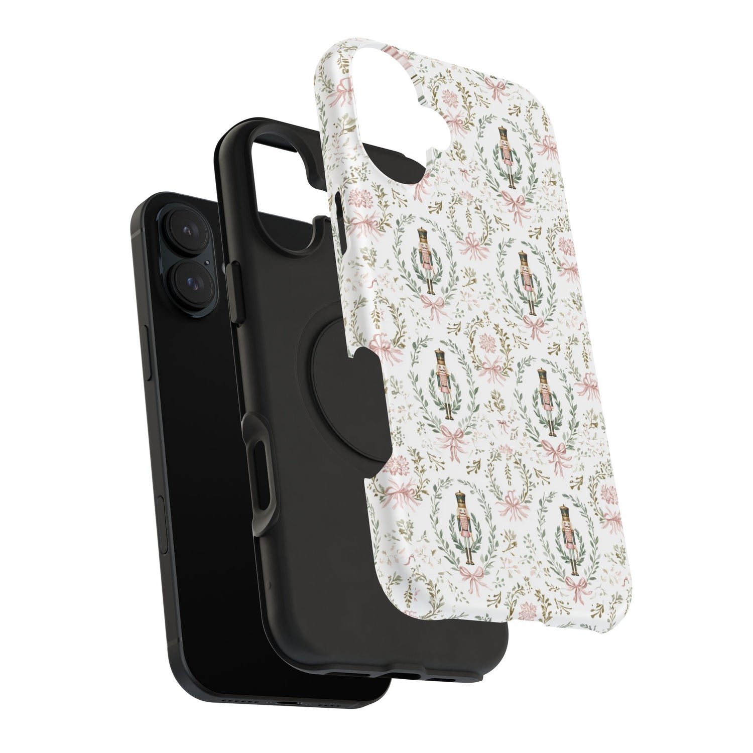 Impact-Resistant Phone Case- Nutcracker Floral