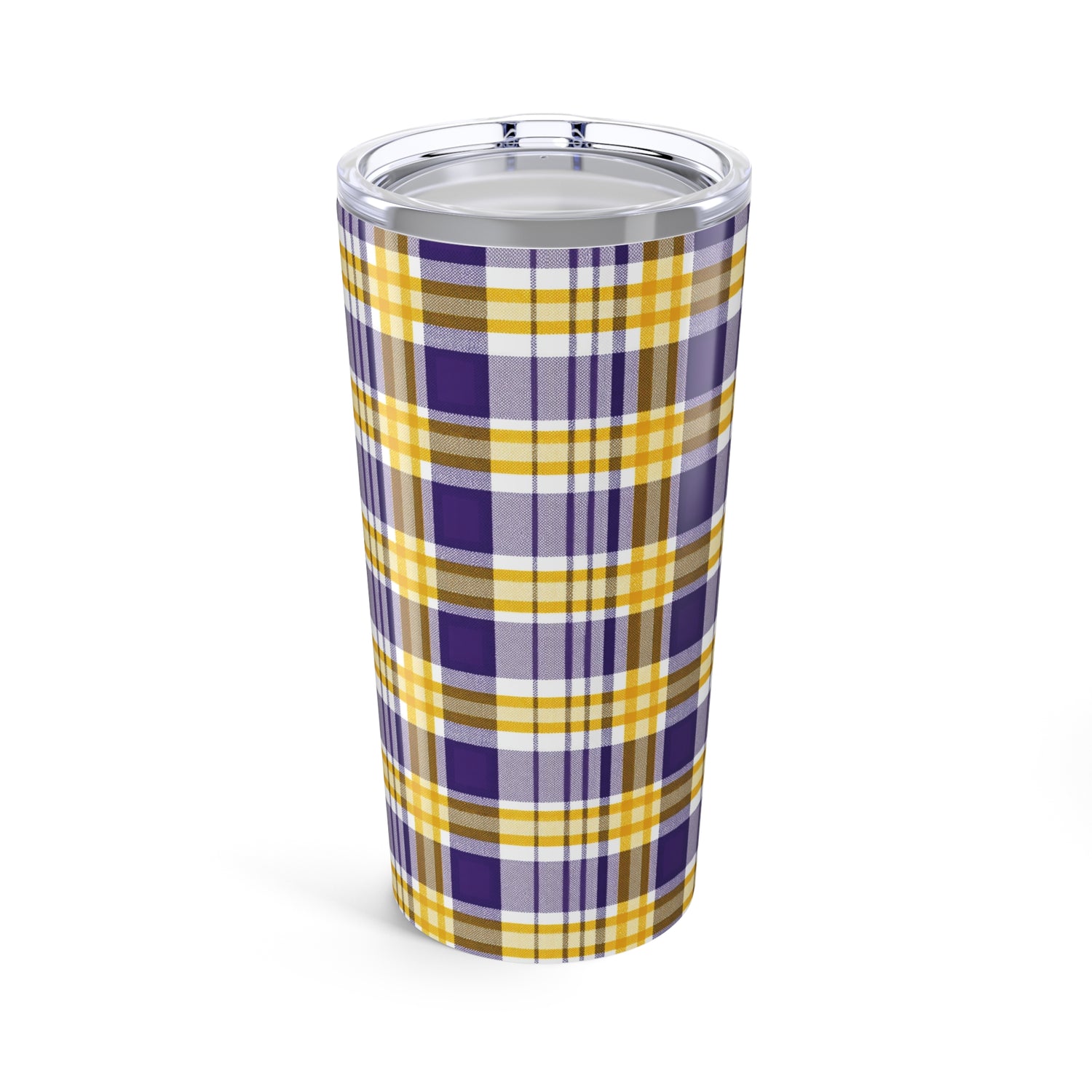 Louisiana Plaid Tumbler 20oz , Stainless