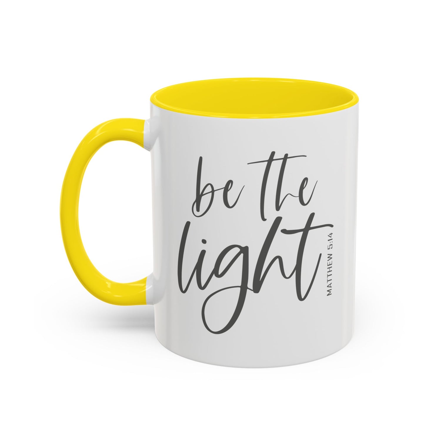 Be the Light Accent Coffee Mug (11, 15oz)
