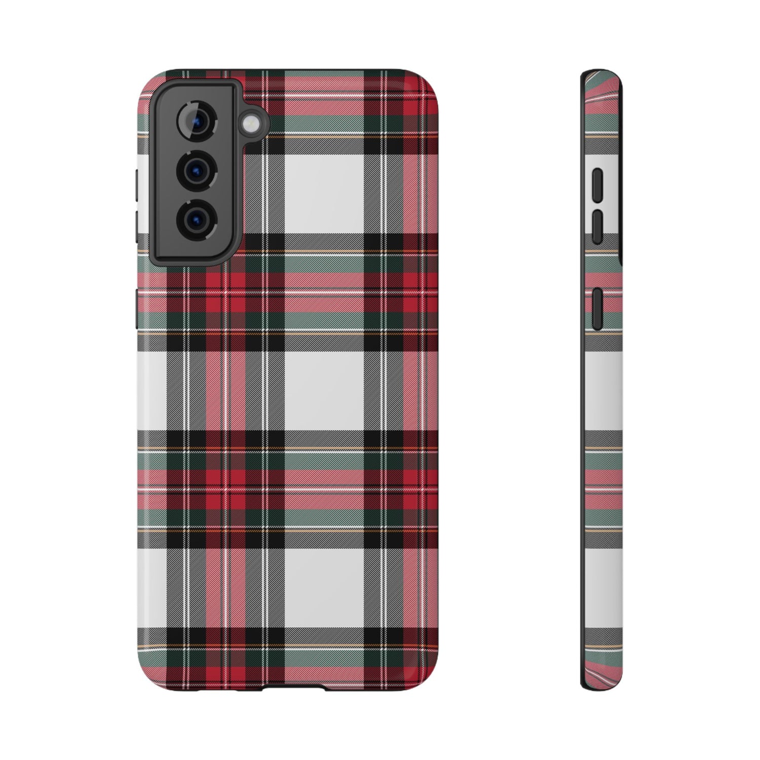 New Tartan Christmas Plaid Impact-Resistant Cases, iPhone, Samsung