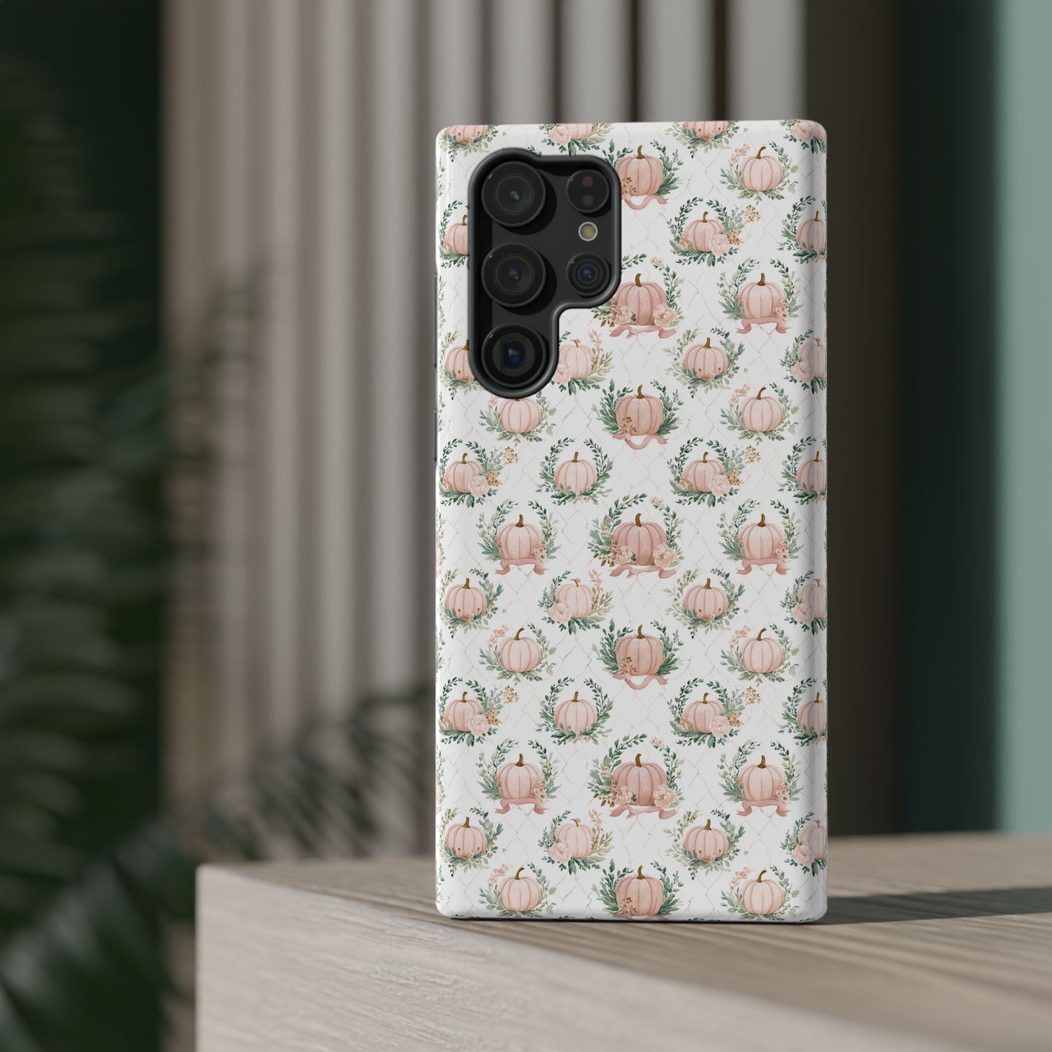 Elegant Pumpkin Impact-Resistant Phone Case, iPhone, Samsung