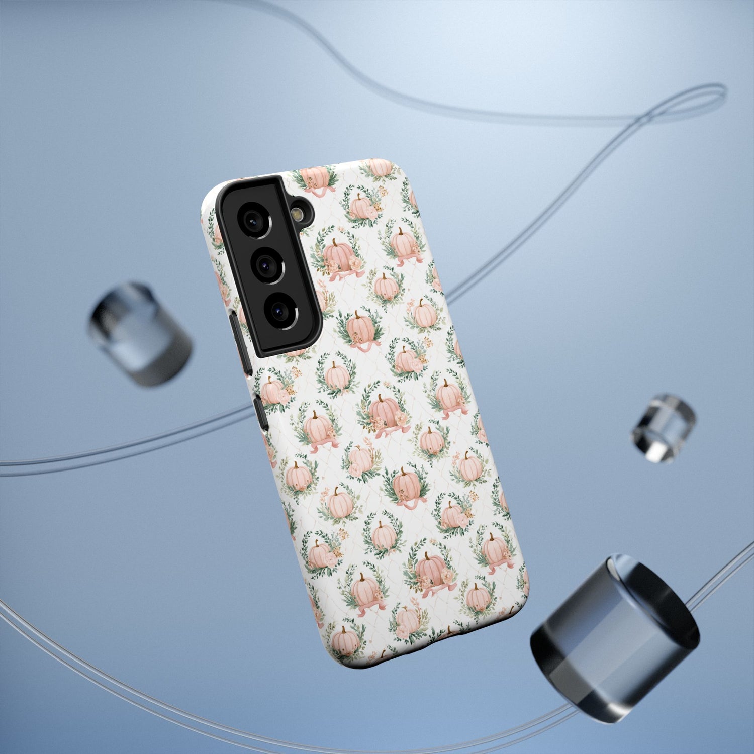Elegant Pumpkin Impact-Resistant Phone Case, iPhone, Samsung