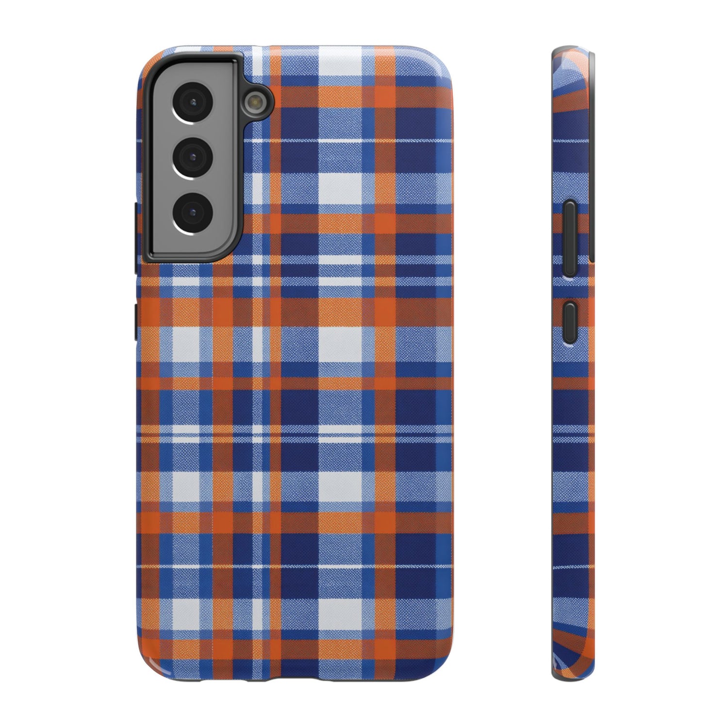 Impact-Resistant Phone Case- Florida Plaid