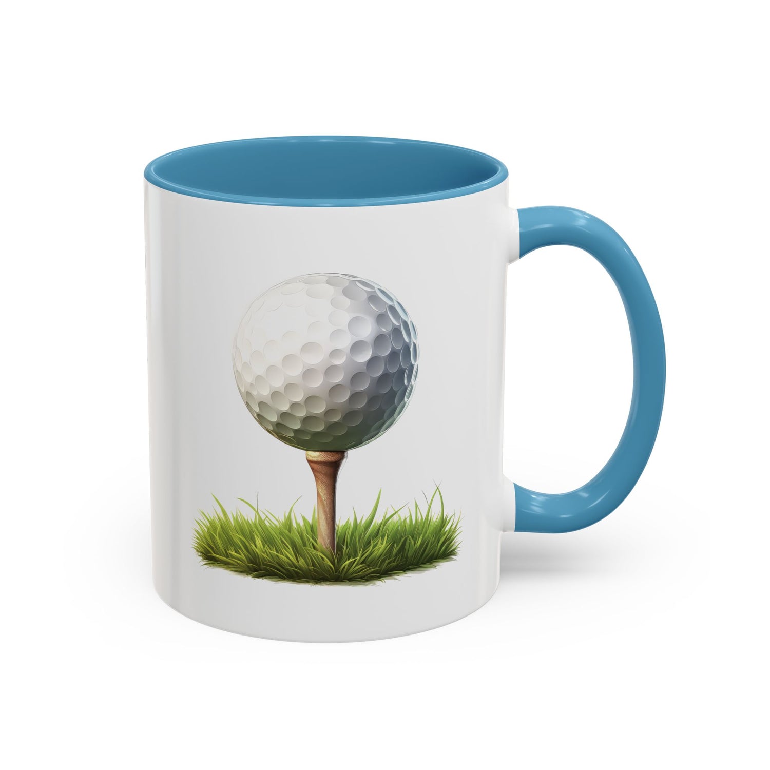 Golf Lover's Accent Coffee Mug - Perfect Gift for Golfers, Tee Time Enthusiasts, Sports Coffee Mug, Fun Golf Decor, Unique Golf Gifts