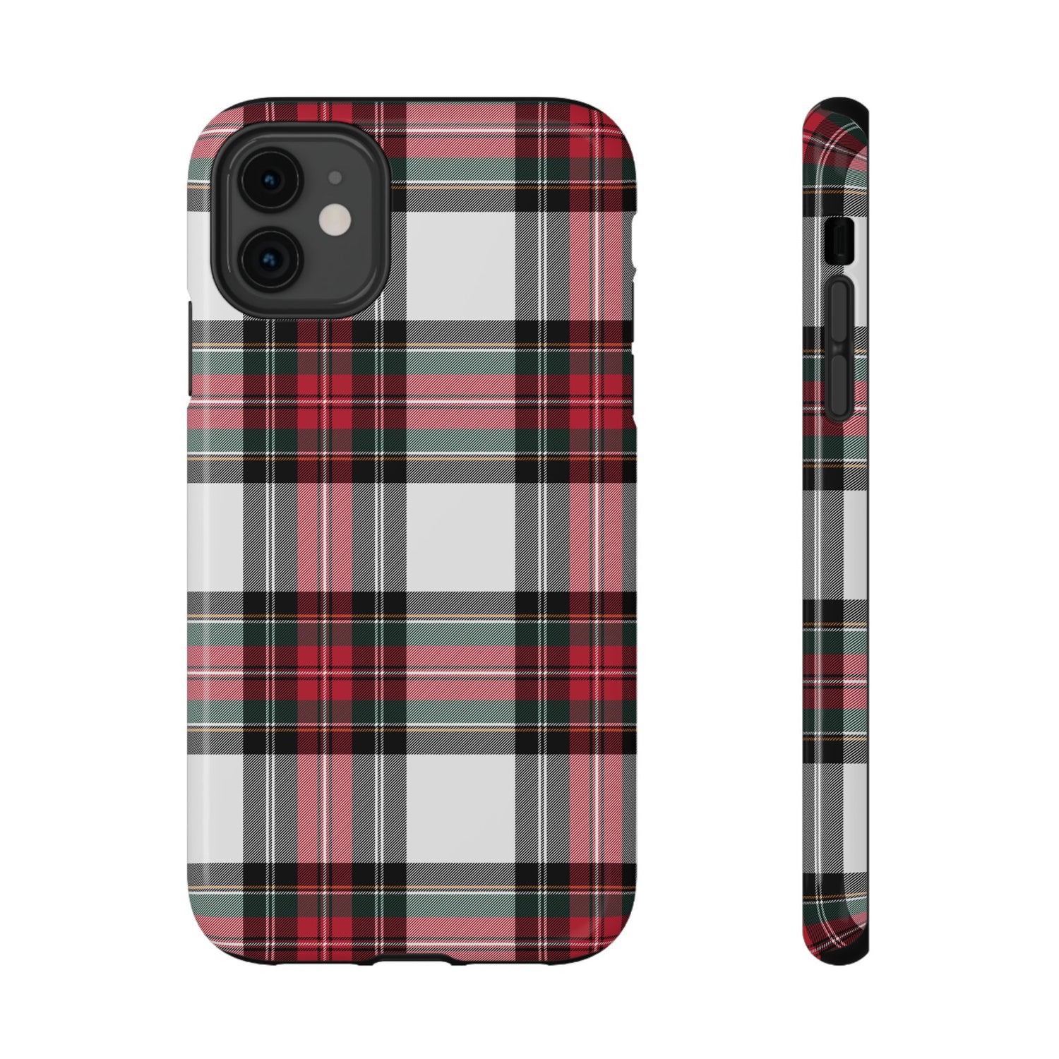 New Tartan Christmas Plaid Impact-Resistant Cases, iPhone, Samsung