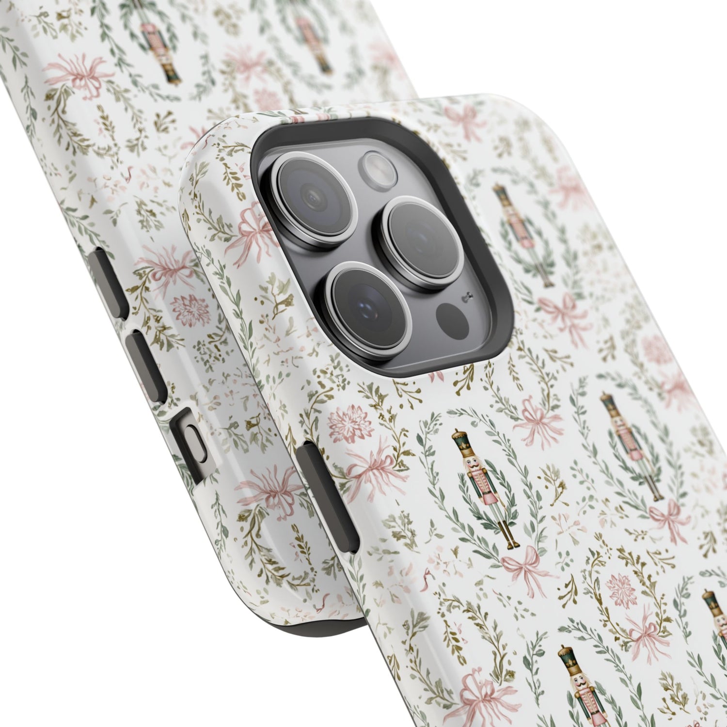Impact-Resistant Phone Case- Nutcracker Floral