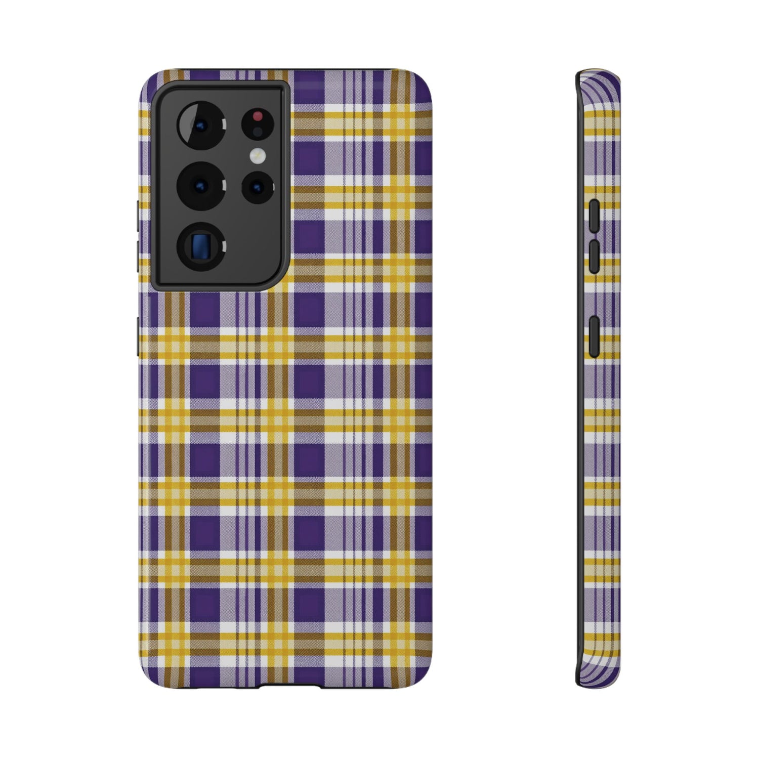 Impact-Resistant Phone Case- Louisiana Plaid