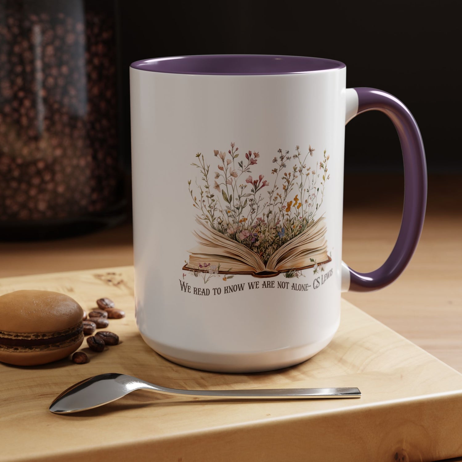 Reading Quote Accent Coffee Mug