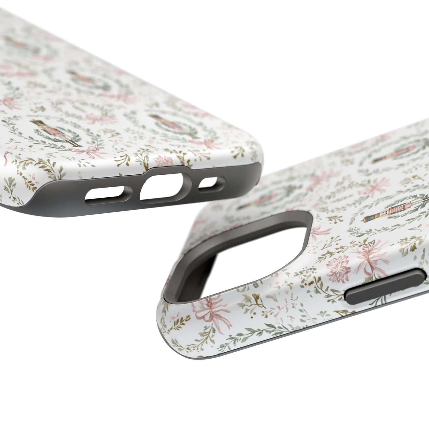 Impact-Resistant Phone Case- Nutcracker Floral