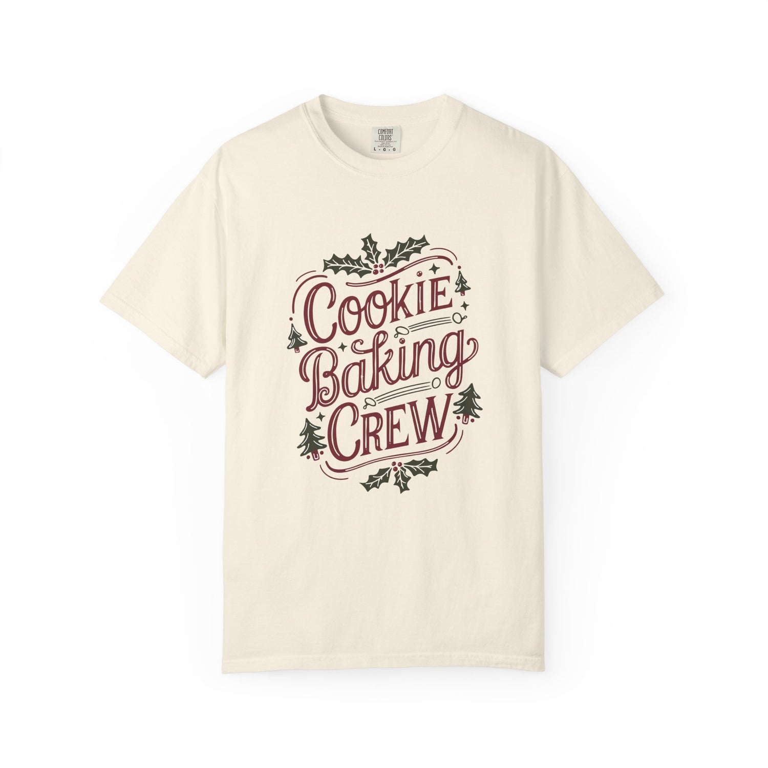Cookie Baking Crew Unisex T-Shirt, Holiday Gift, Baking Apparel, Crew Member Shirt, Winter Celebration Tee, Family Get-Together Tee