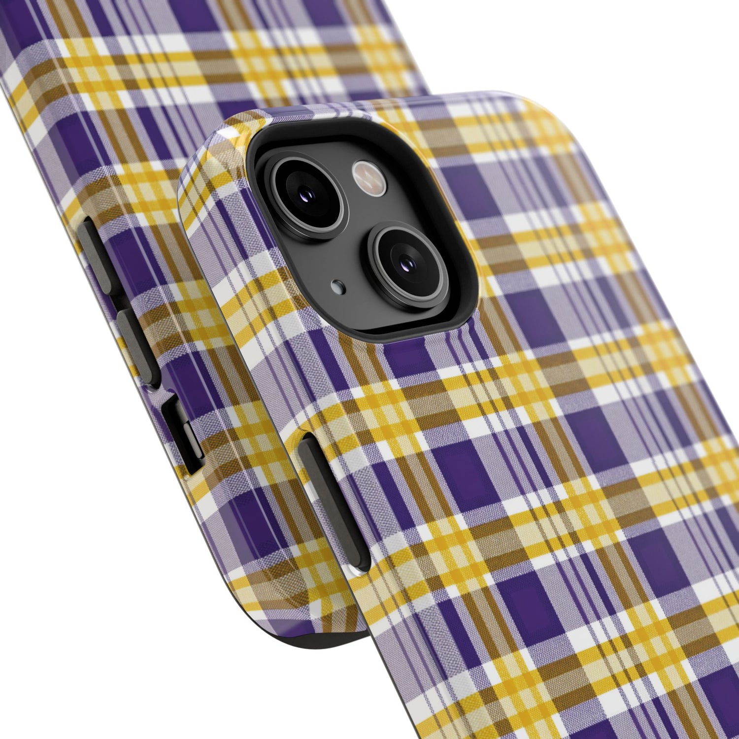 Impact-Resistant Phone Case- Louisiana Plaid
