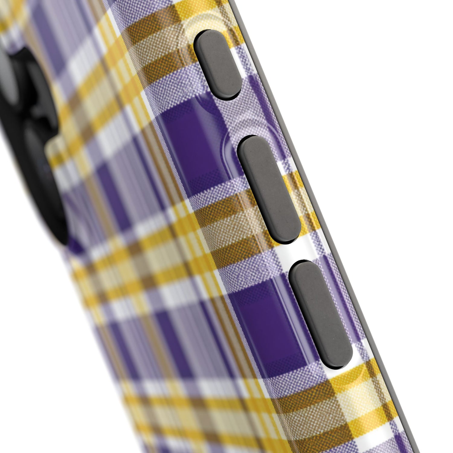 Impact-Resistant Phone Case- Louisiana Plaid