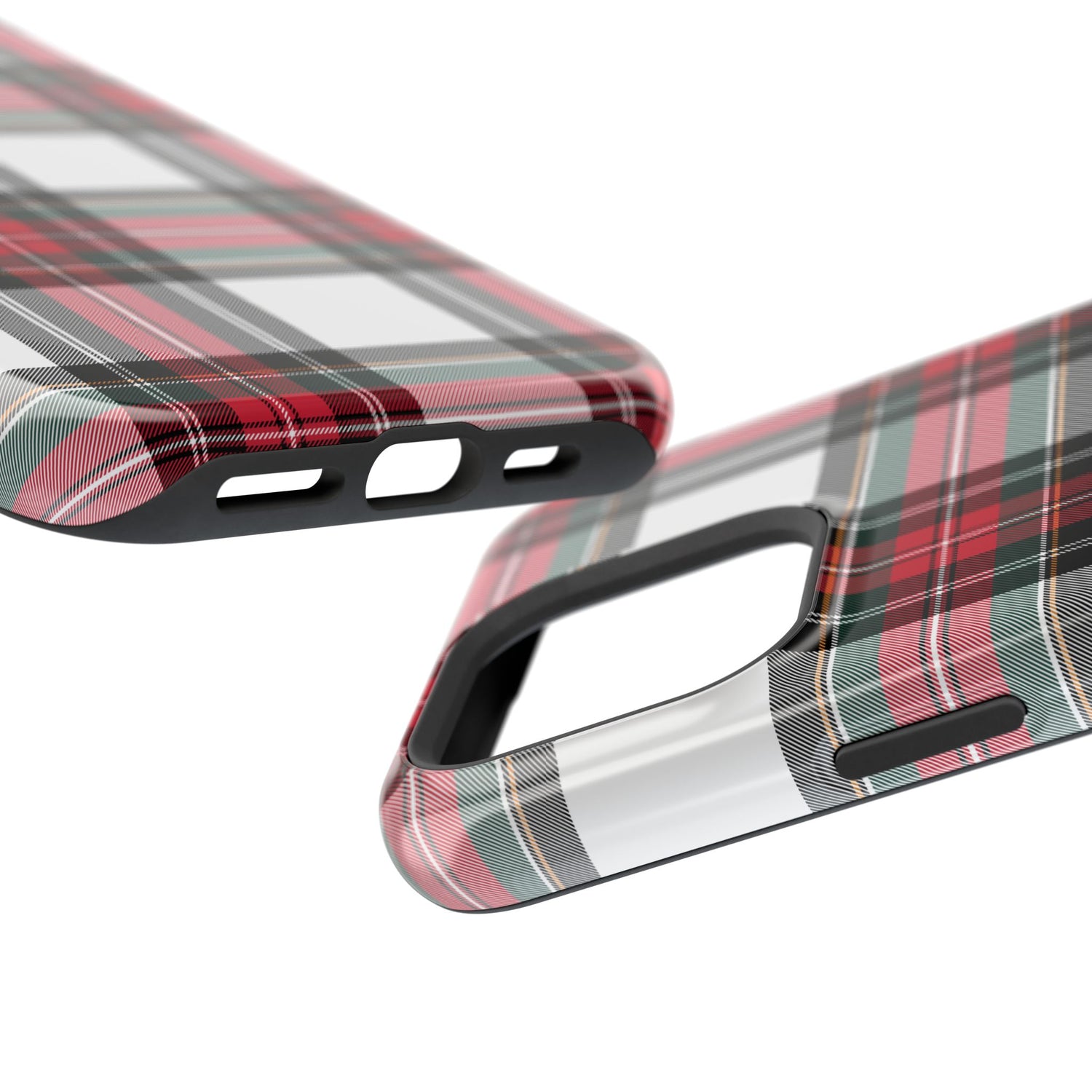New Tartan Christmas Plaid Impact-Resistant Cases, iPhone, Samsung