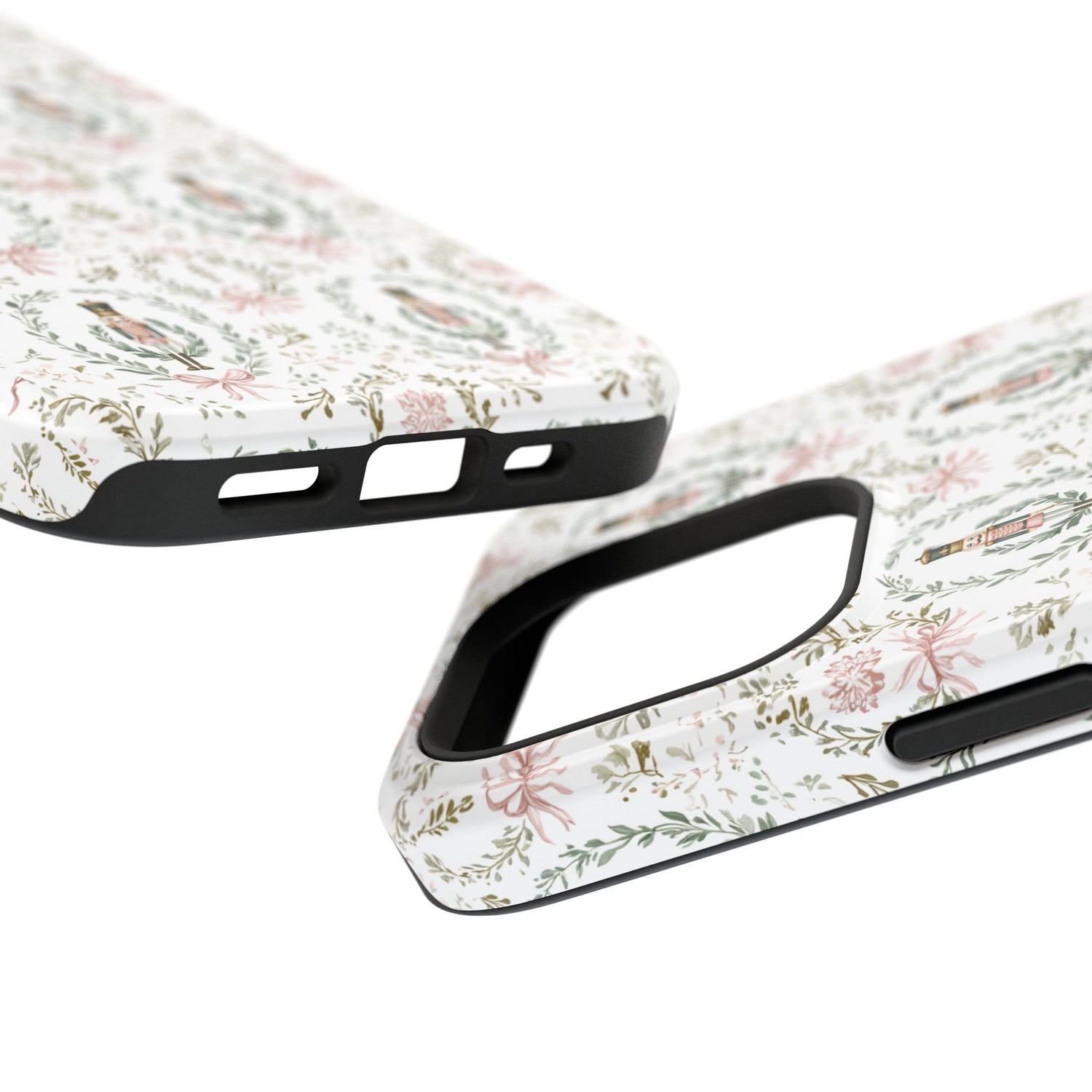 Impact-Resistant Phone Case- Nutcracker Floral